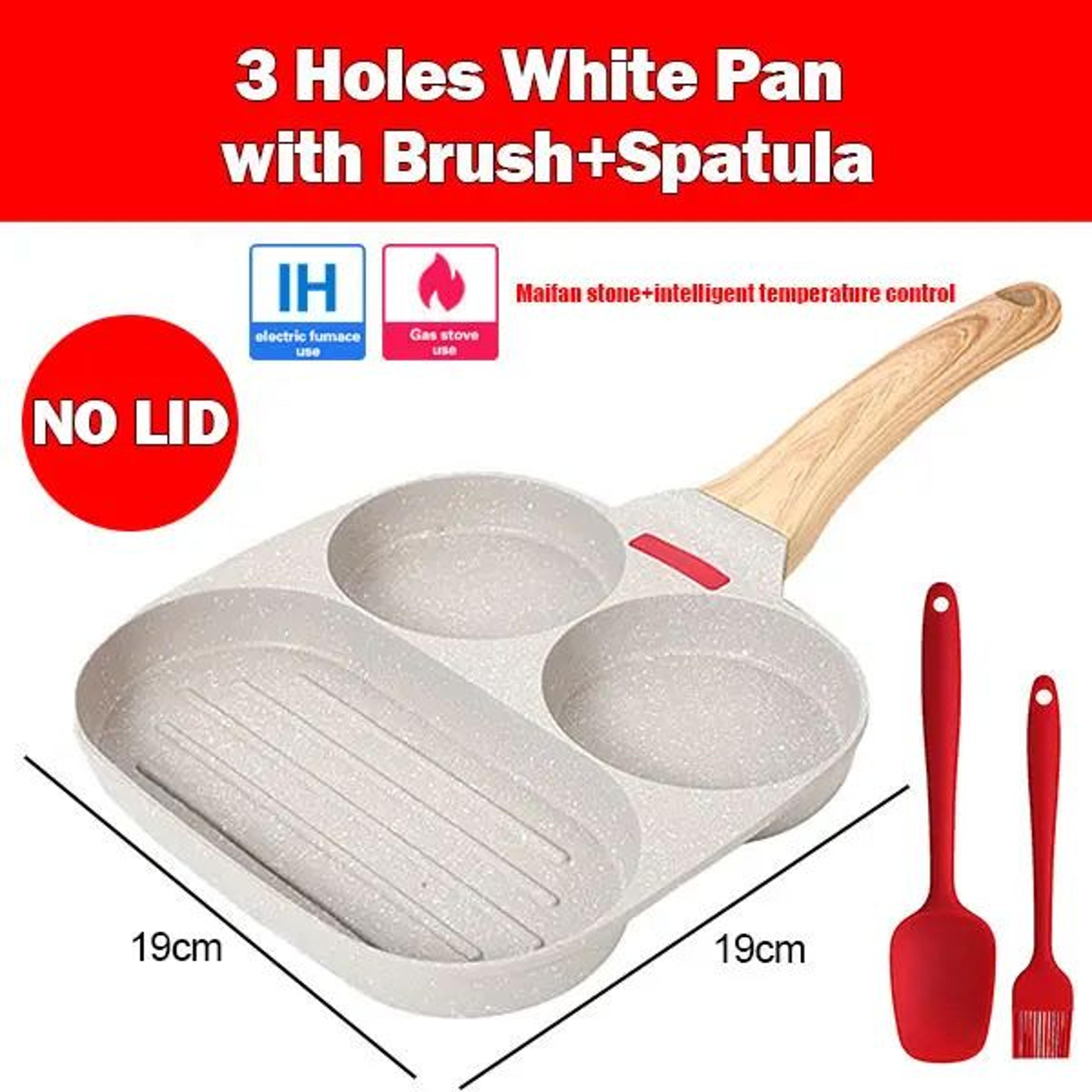 4Cup Nonstick Omelet Egg Frying Pan With Lid  Thickened Breakfast Pancake Skillet 3