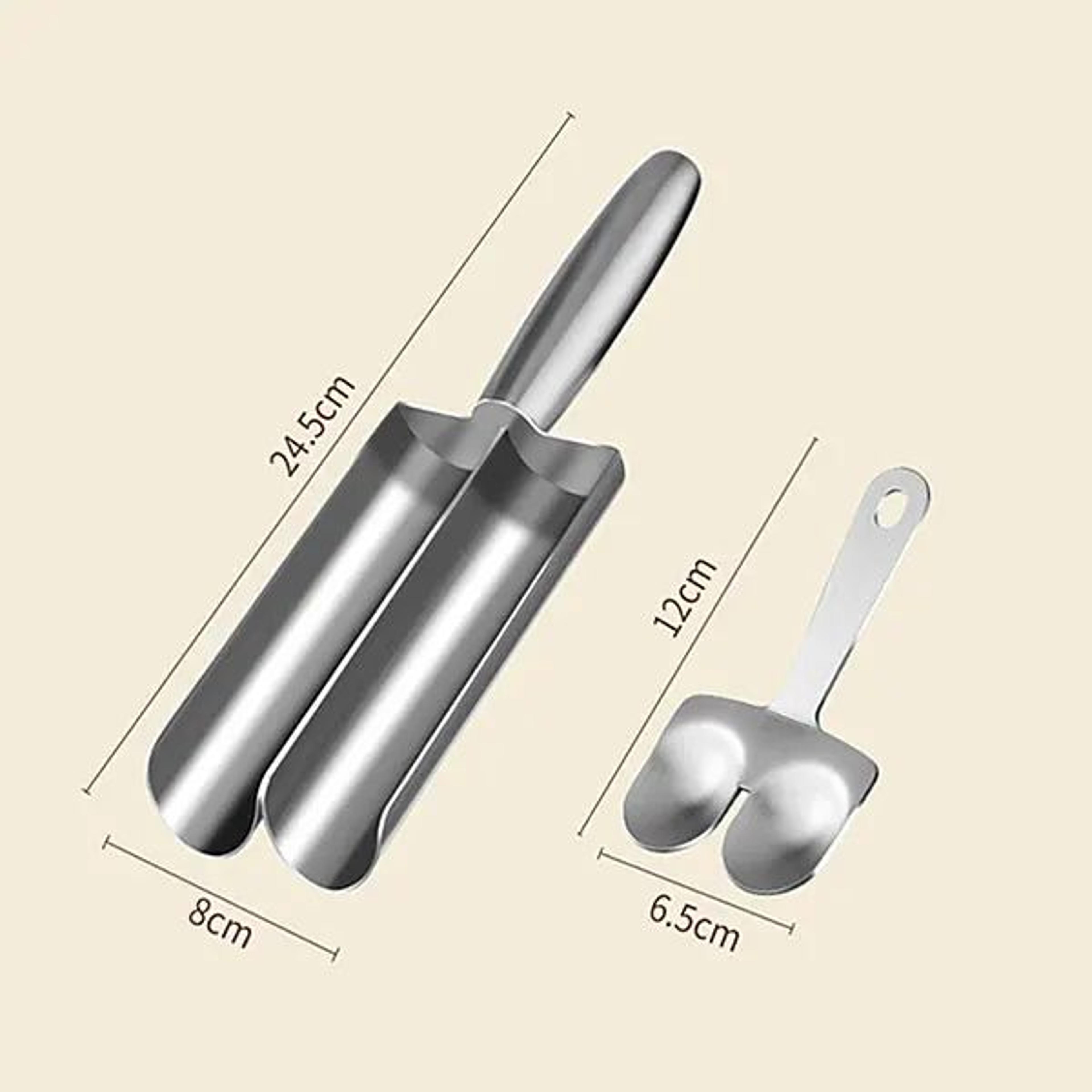 Stainless Steel Meatball Maker Scoop  24Cavity Manual Meatball Forming Tool With Cutting Spade 4