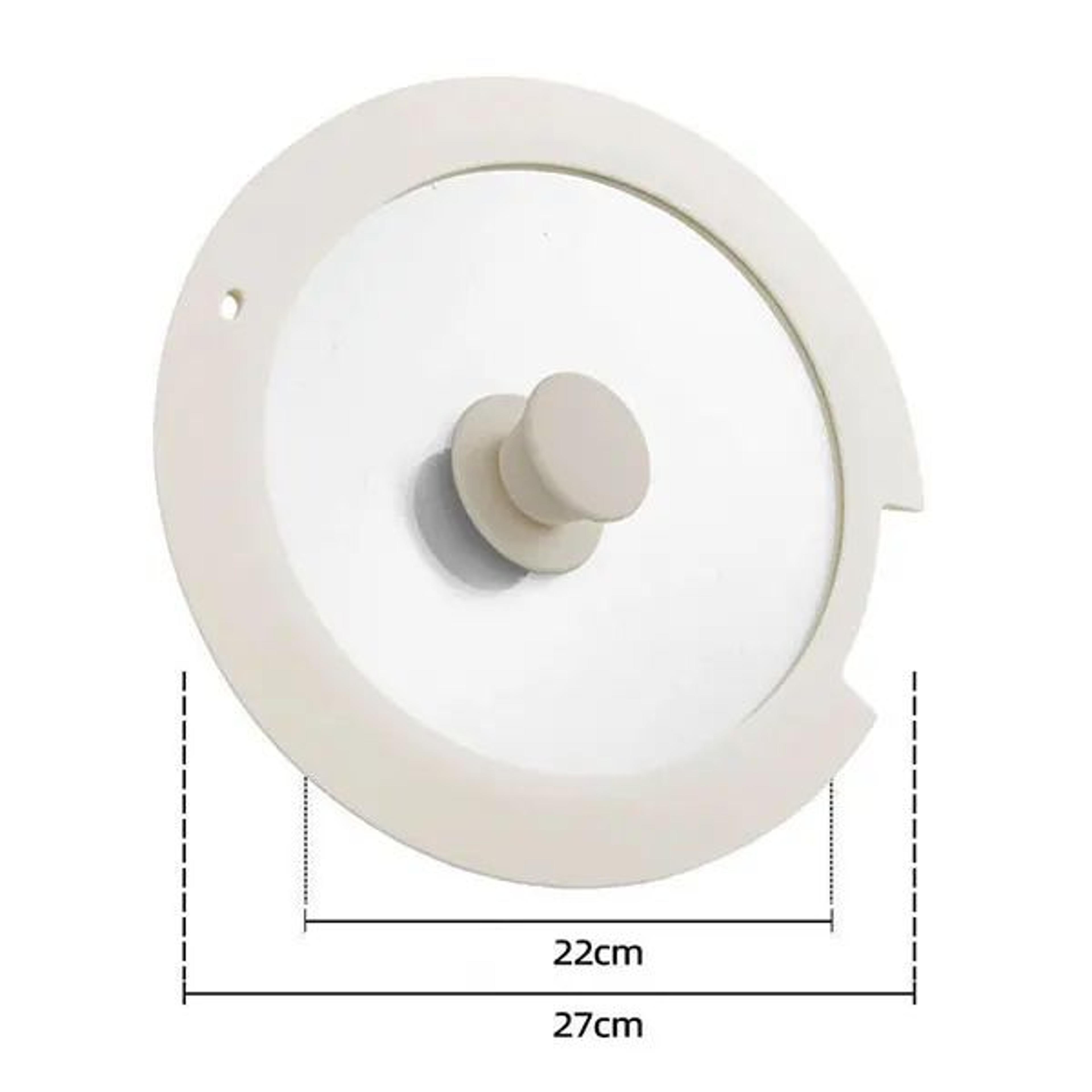 Universal Tempered Glass Pot Lid With Silicone Rim  Spill Stopper Replacement Pan Lid 1826cm 9