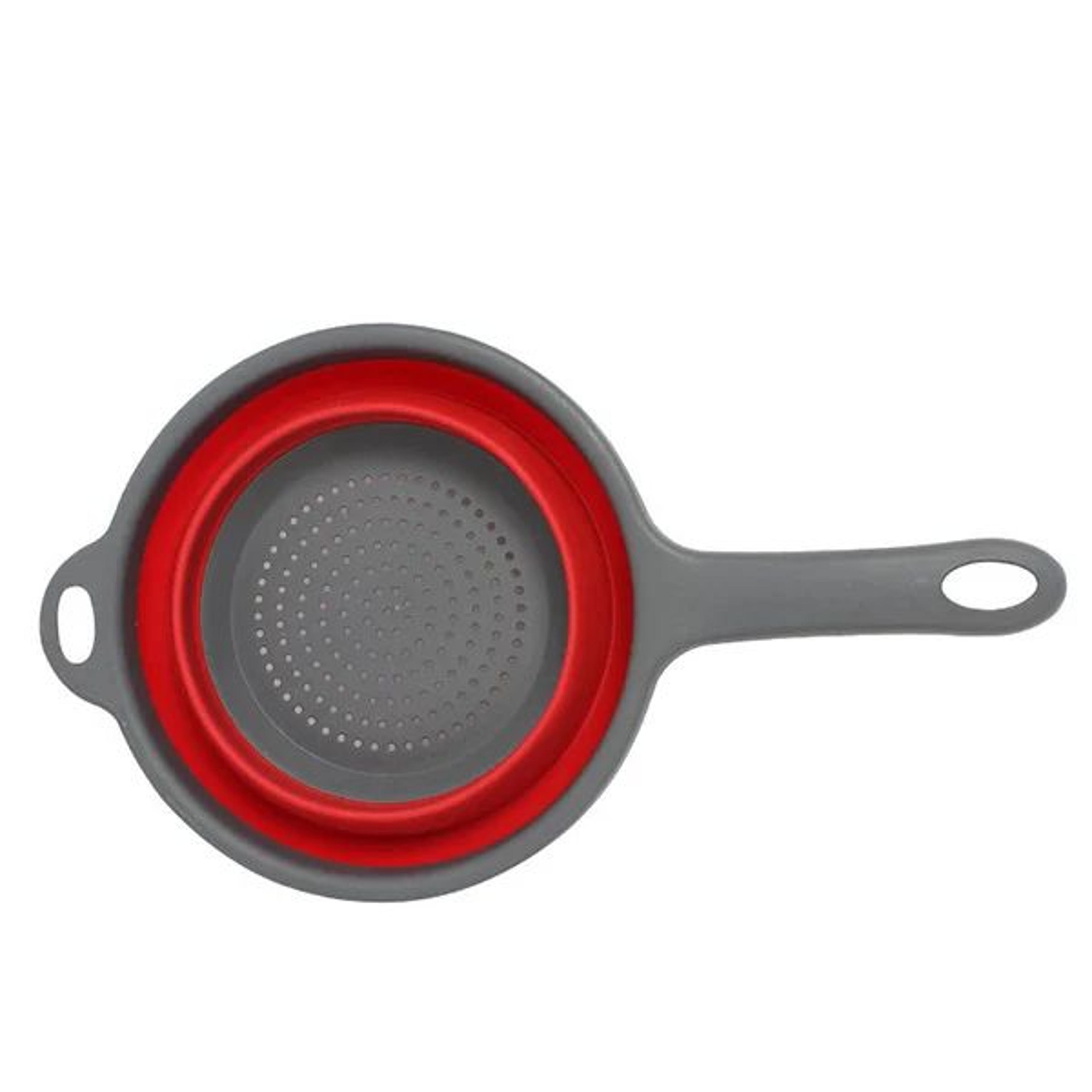 Extendable Collapsible Kitchen Colander With Long Handle  Adjustable Pasta And Vegetable Strainer 4