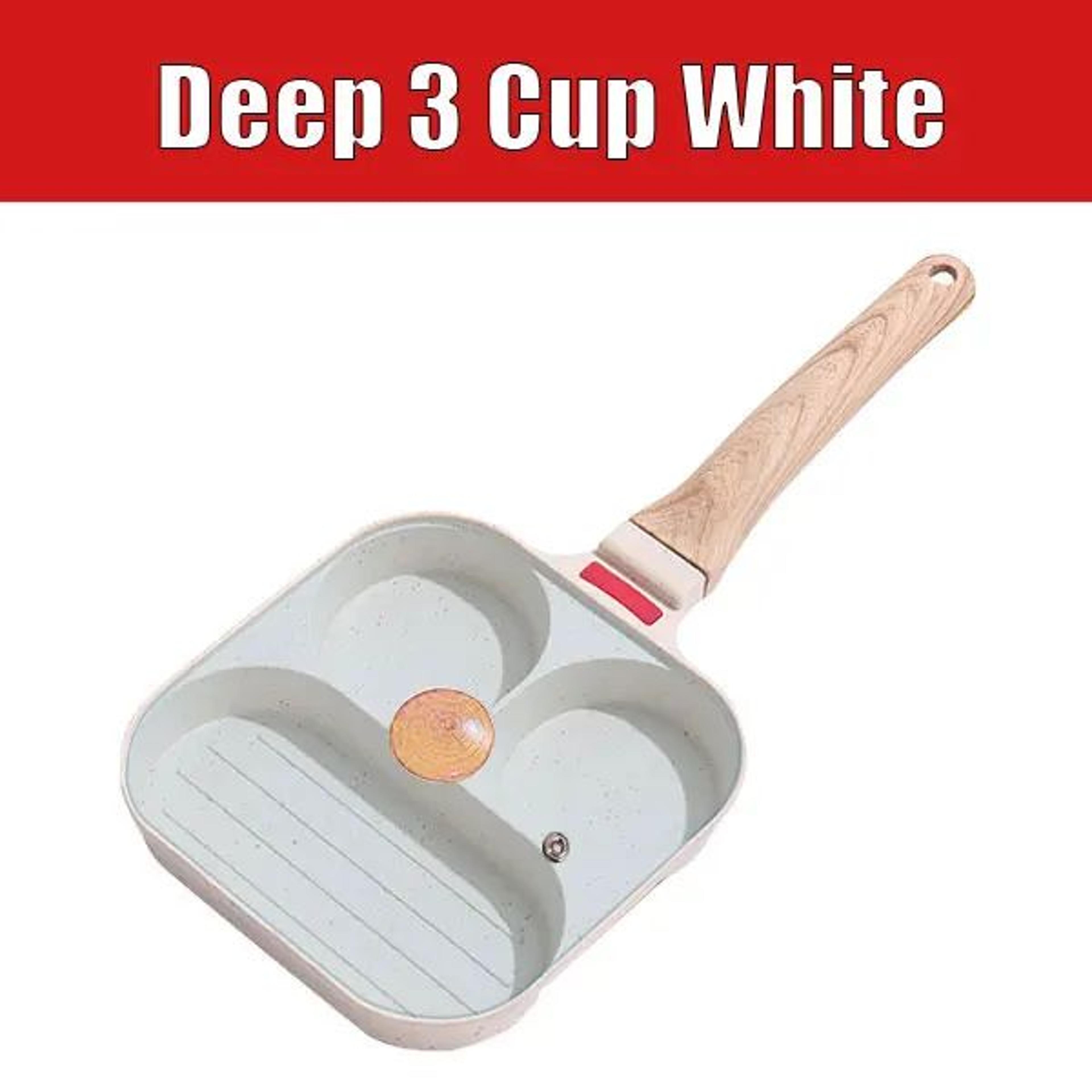 MultiCup Nonstick Egg Frying Pan With Lid  34Cup Omelet  Pancake Breakfast Skillet 5