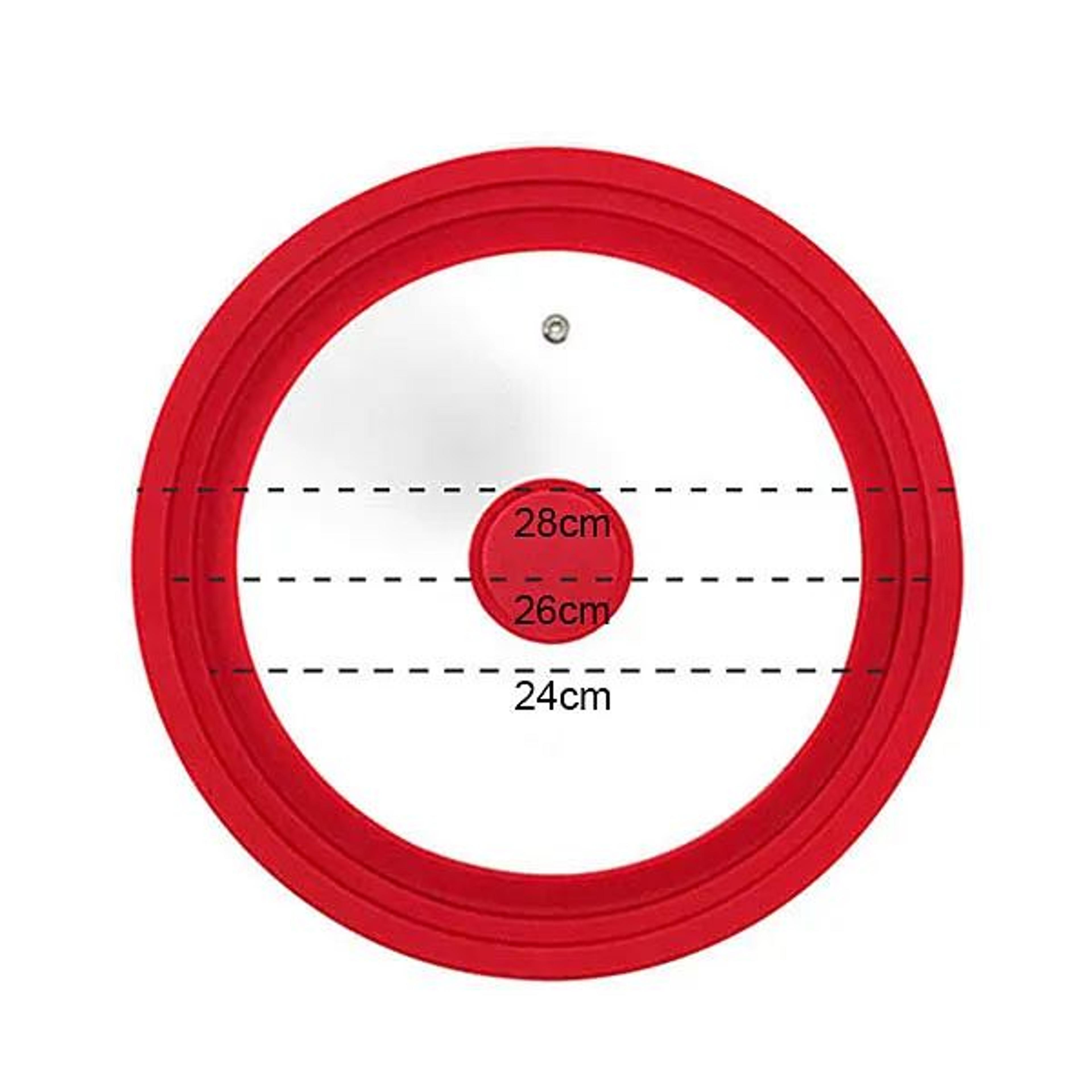 Universal Silicone Pan Lid  HeatResistant Pot Lid For Pots Pans  Skillets 1632cm 6