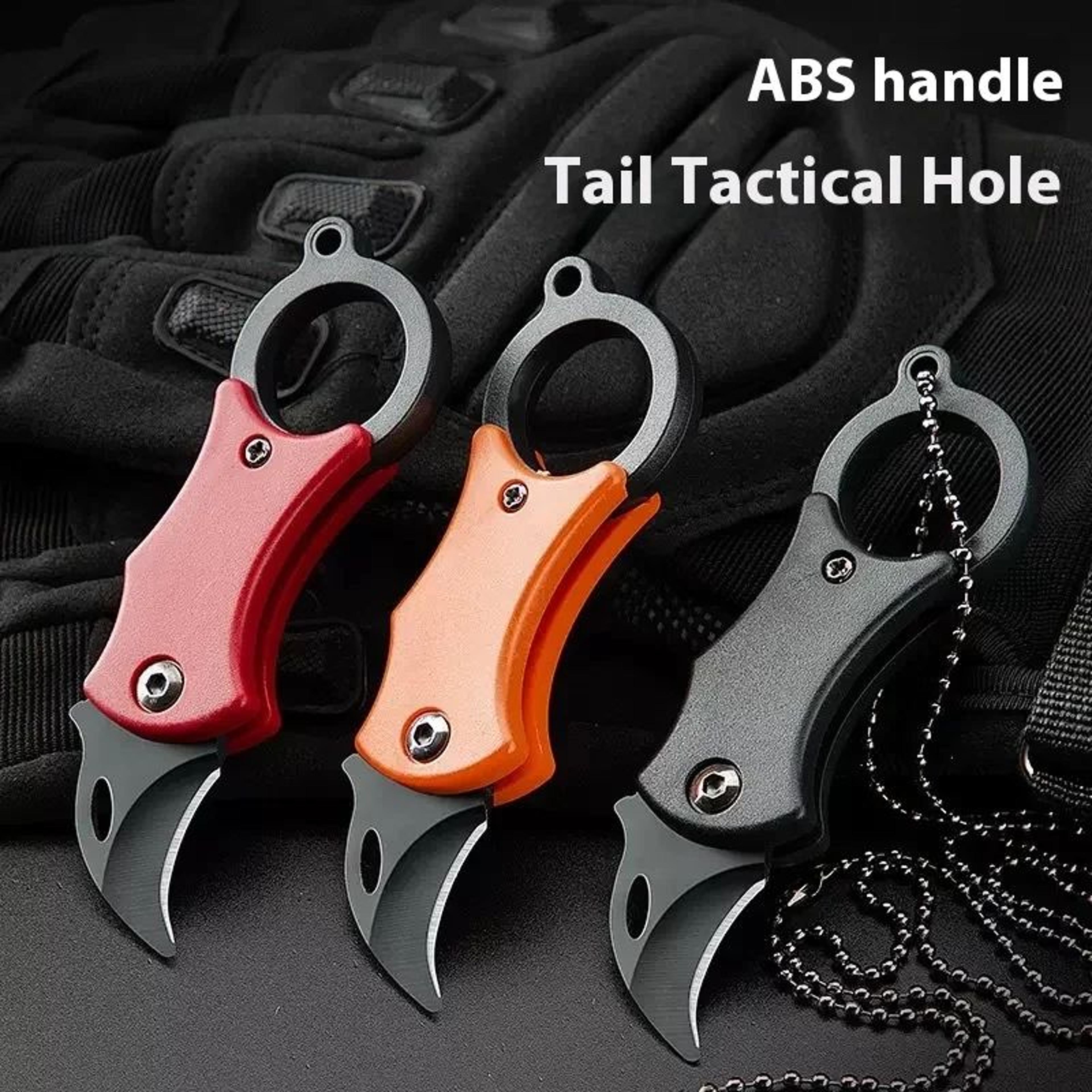 Mini Keychain Pocket Knife  Stainless Steel EDC Tool For Camping  Everyday Carry 0