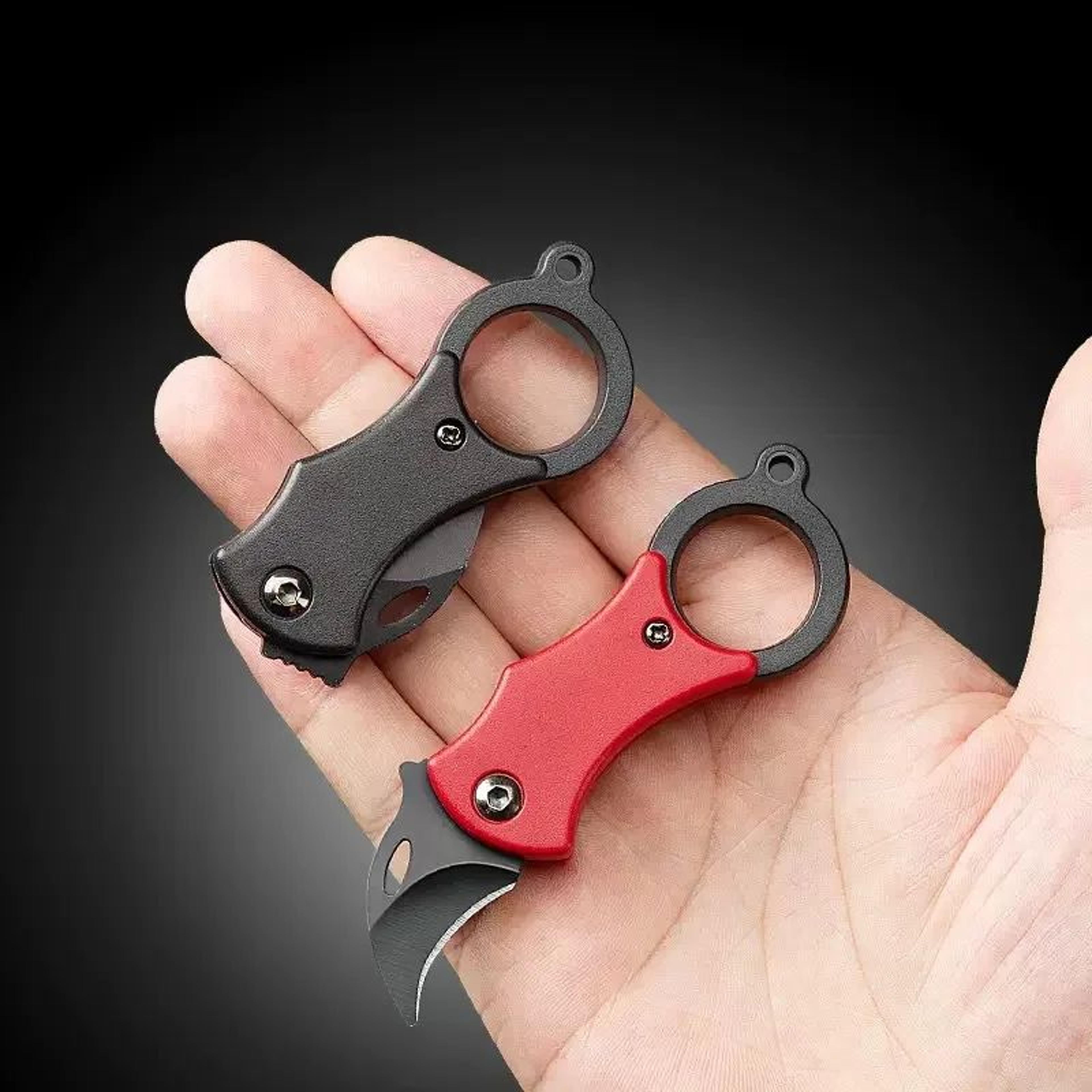 Mini Keychain Pocket Knife  Stainless Steel EDC Tool For Camping  Everyday Carry 2