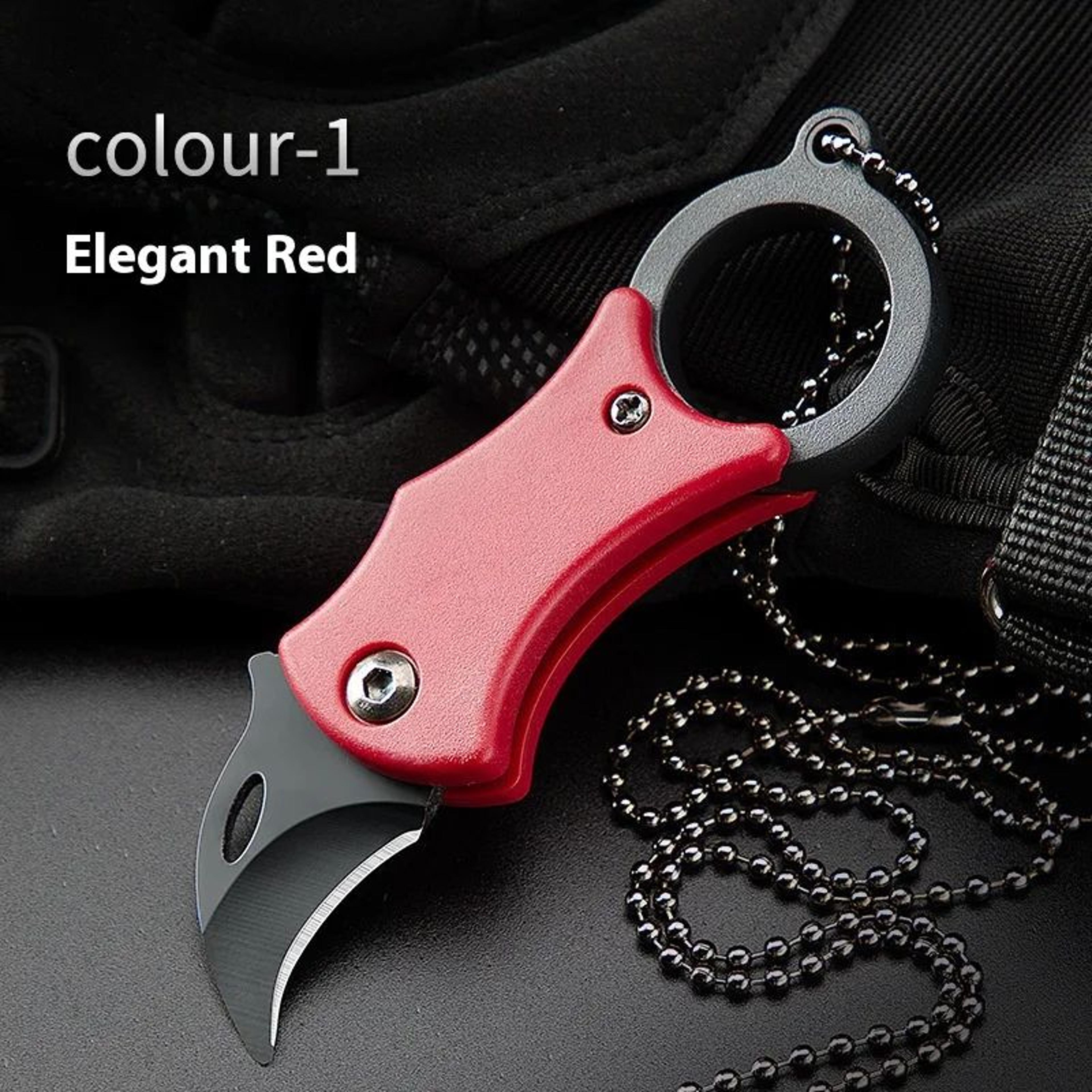 Mini Keychain Pocket Knife  Stainless Steel EDC Tool For Camping  Everyday Carry 6