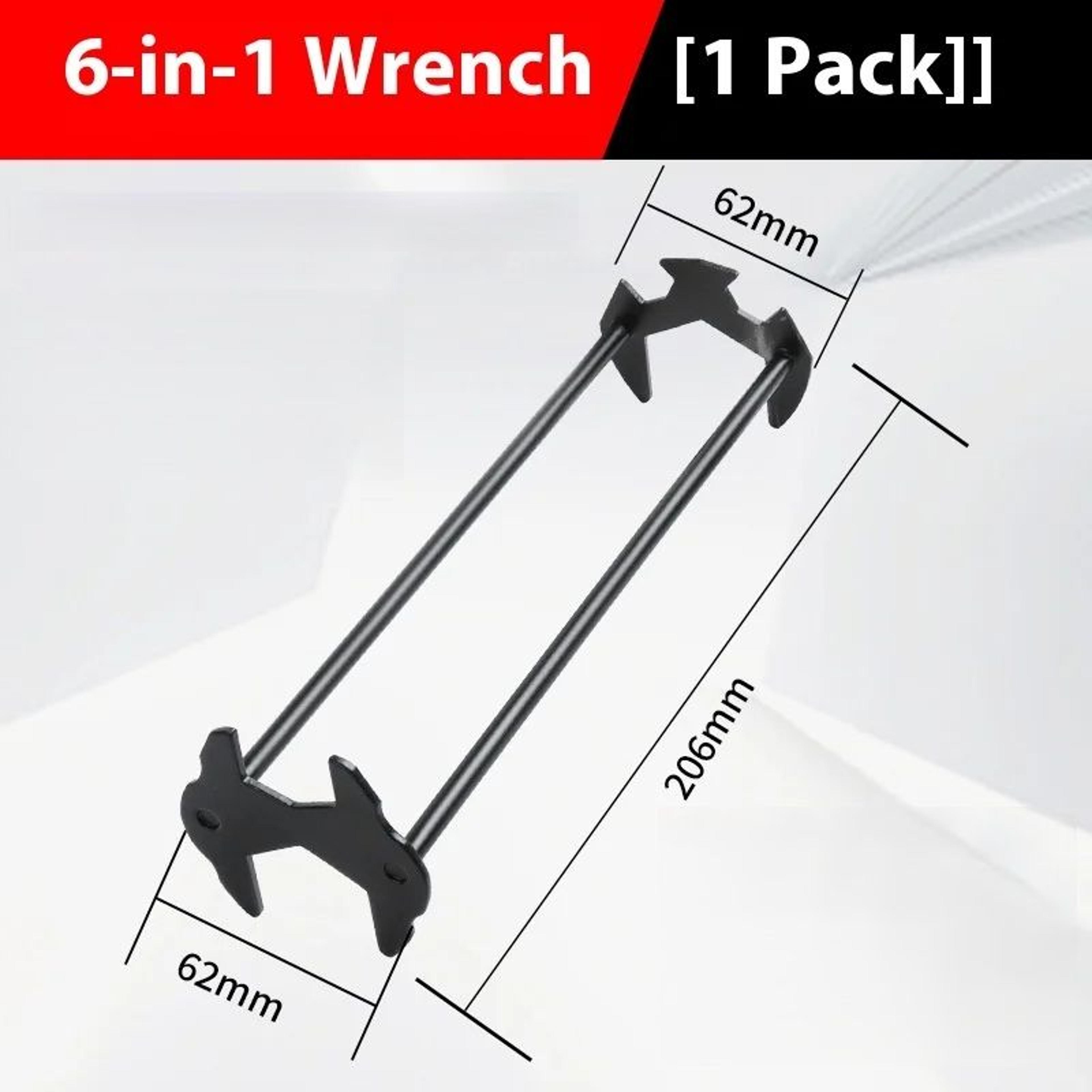 5in1 Multifunction Sink Wrench  Carbon Steel Faucet  Plumbing Repair Tool 4