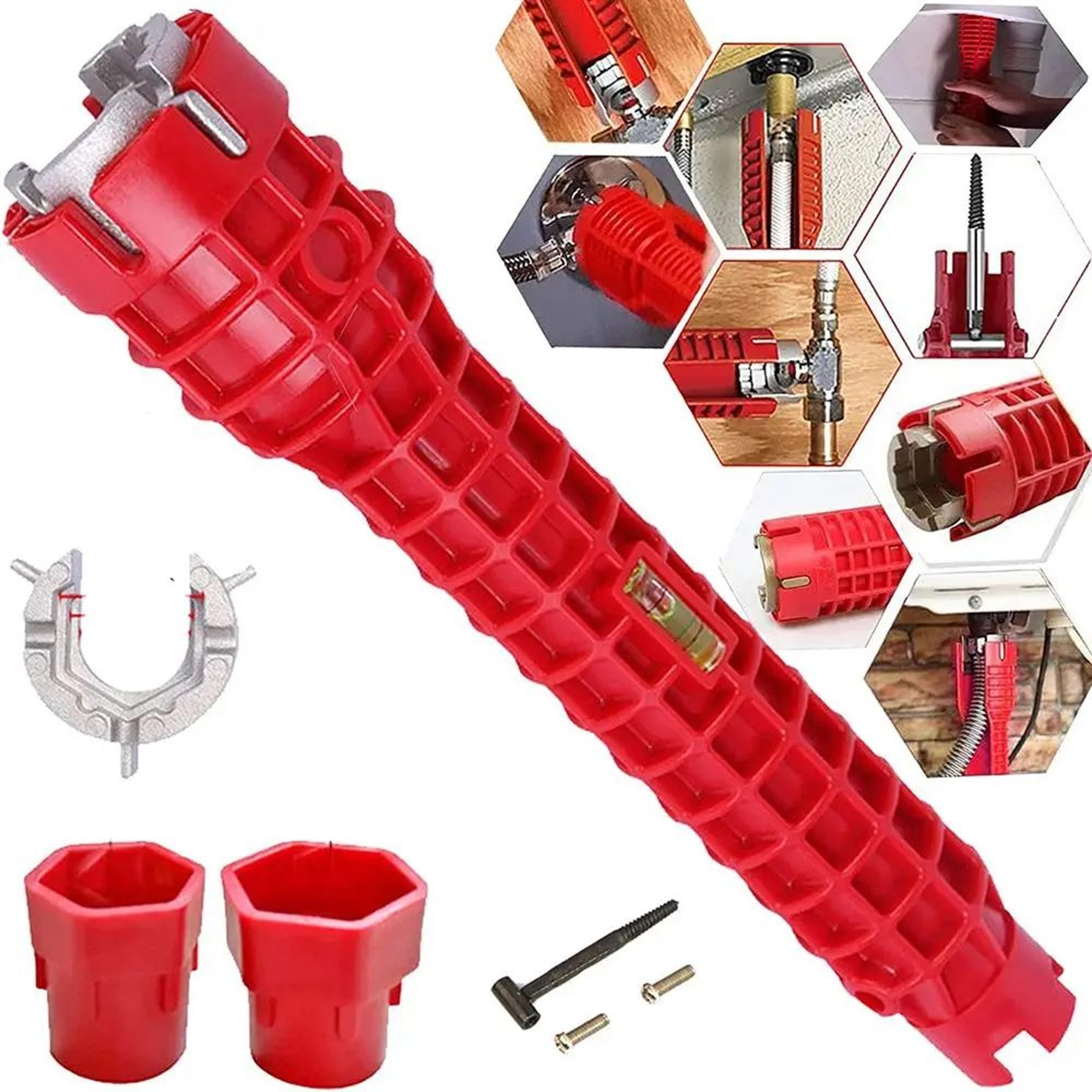 Ultimate Sink Faucet Wrench  MultiFunctional Wrench Plumbing Tool  14in1 DoubleHead Repair Set 0