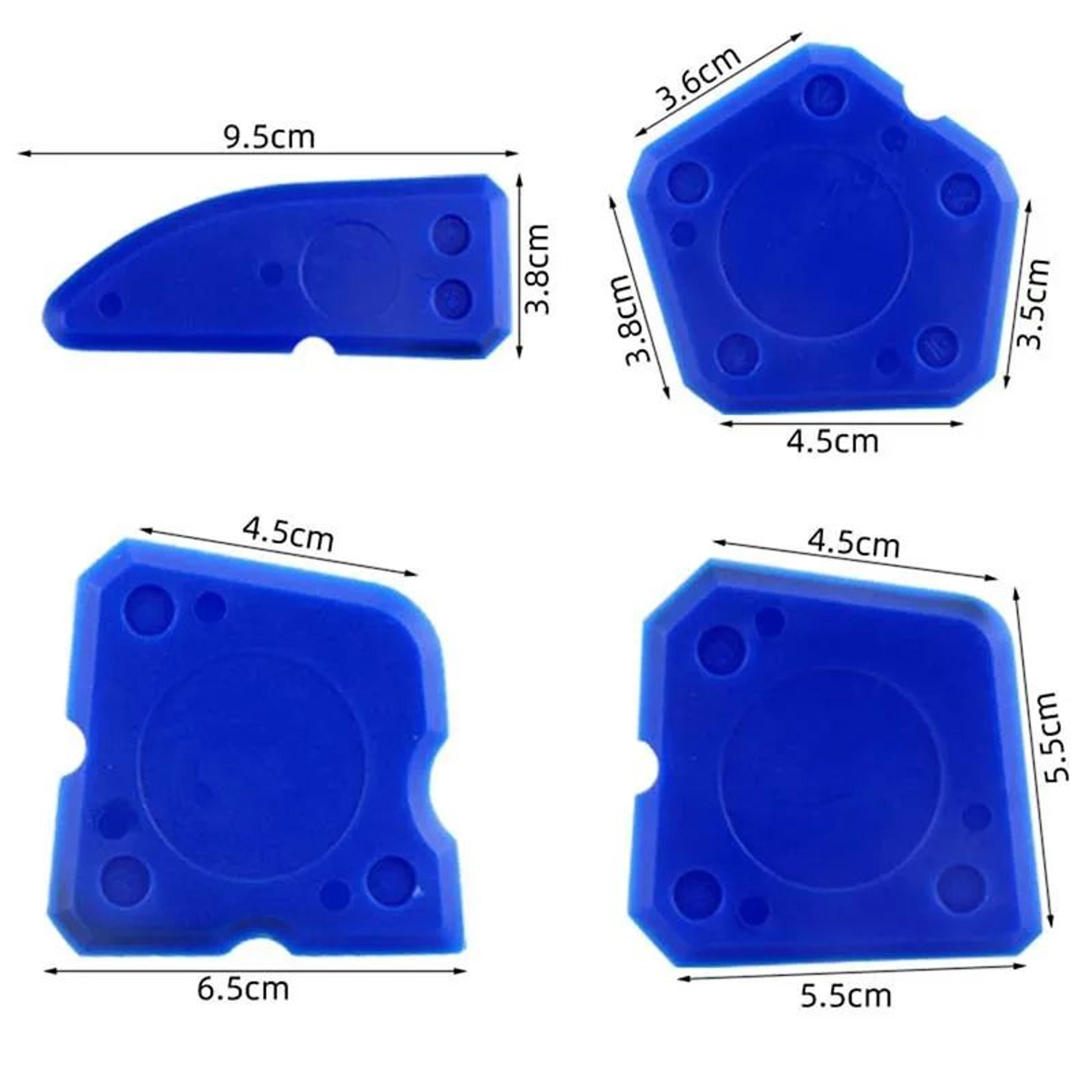 4Piece Silicone Caulking Tool Set  Sealant Scraper  Grout Remover For Home Finishing 0