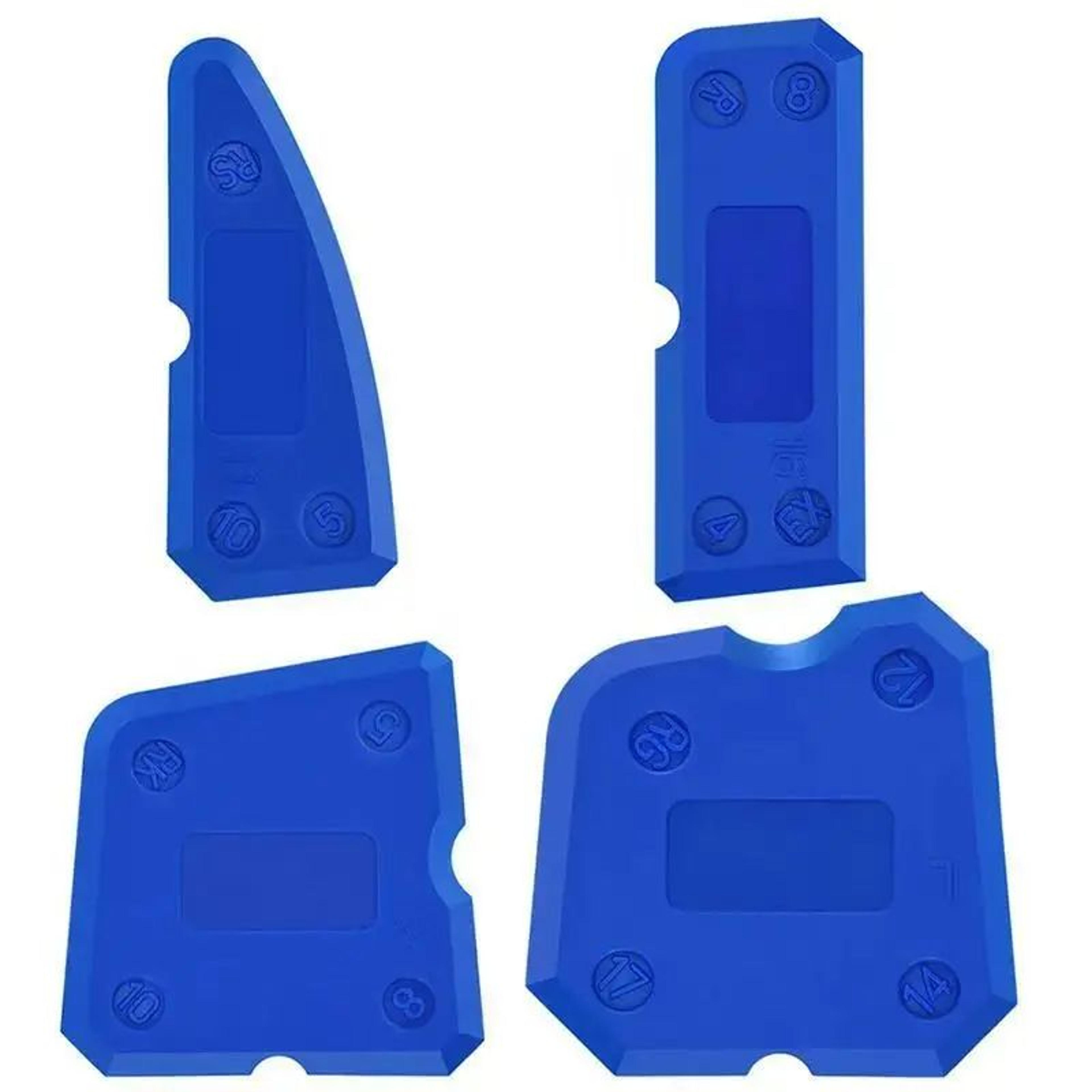 4Piece Silicone Caulking Tool Set  Sealant Scraper  Grout Remover For Clean Finishes 1