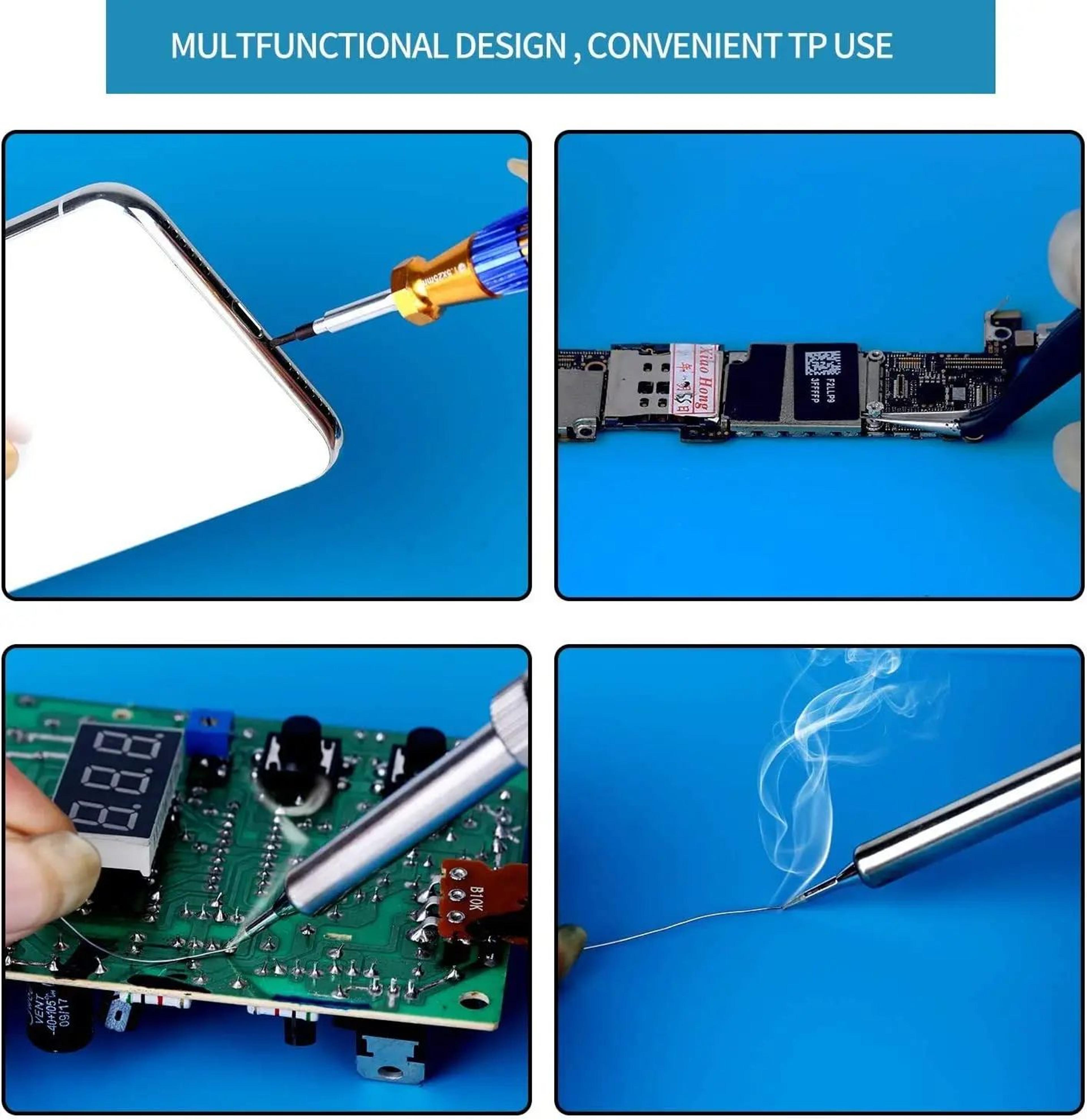 HeatResistant Silicone Soldering Mat  AntiStatic Magnetic Work Mat For Electronics Repair 3