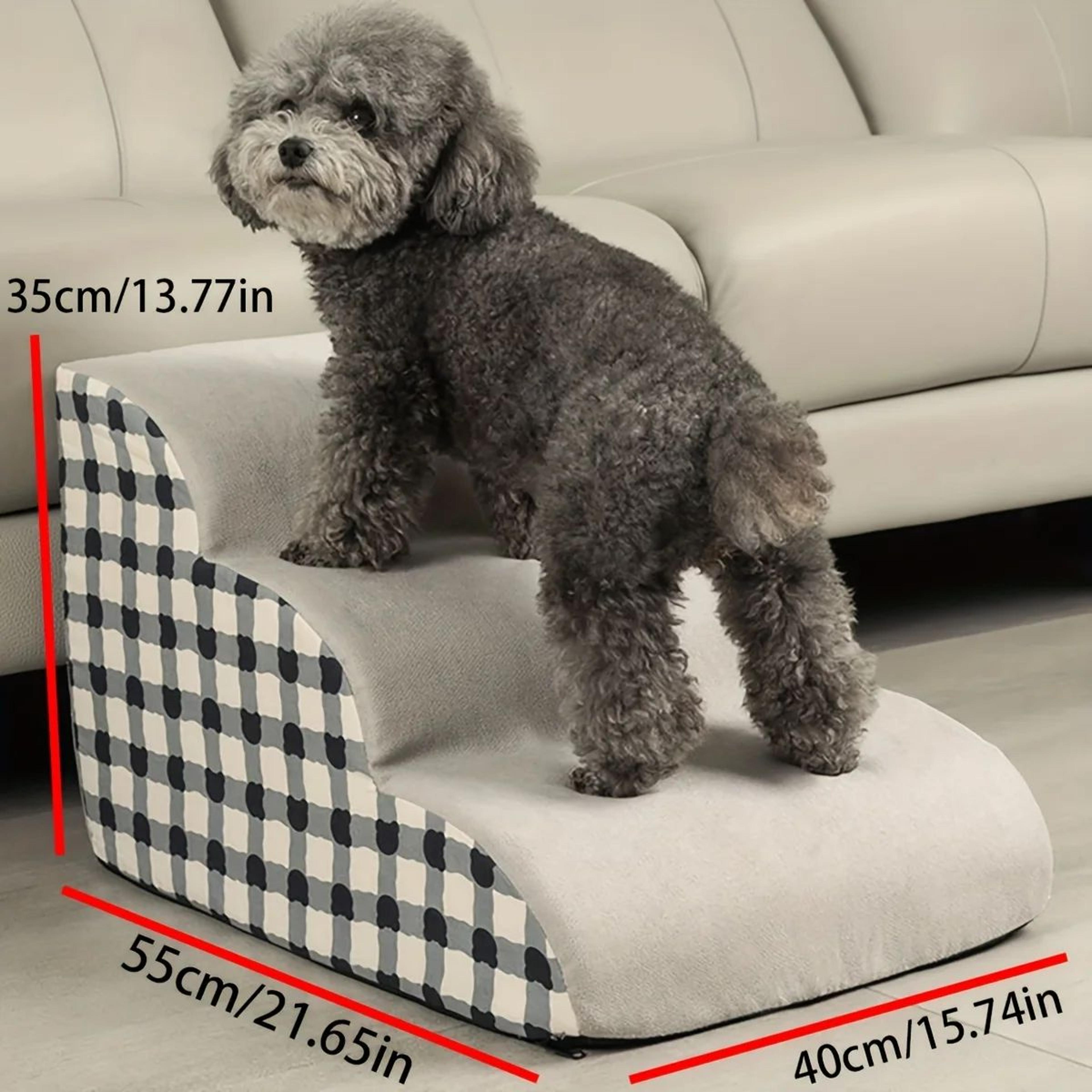 MultiLayer Pet Stairs With Cushion  Soft Climbing Steps For Dogs  Cats To Beds And Sofas 3