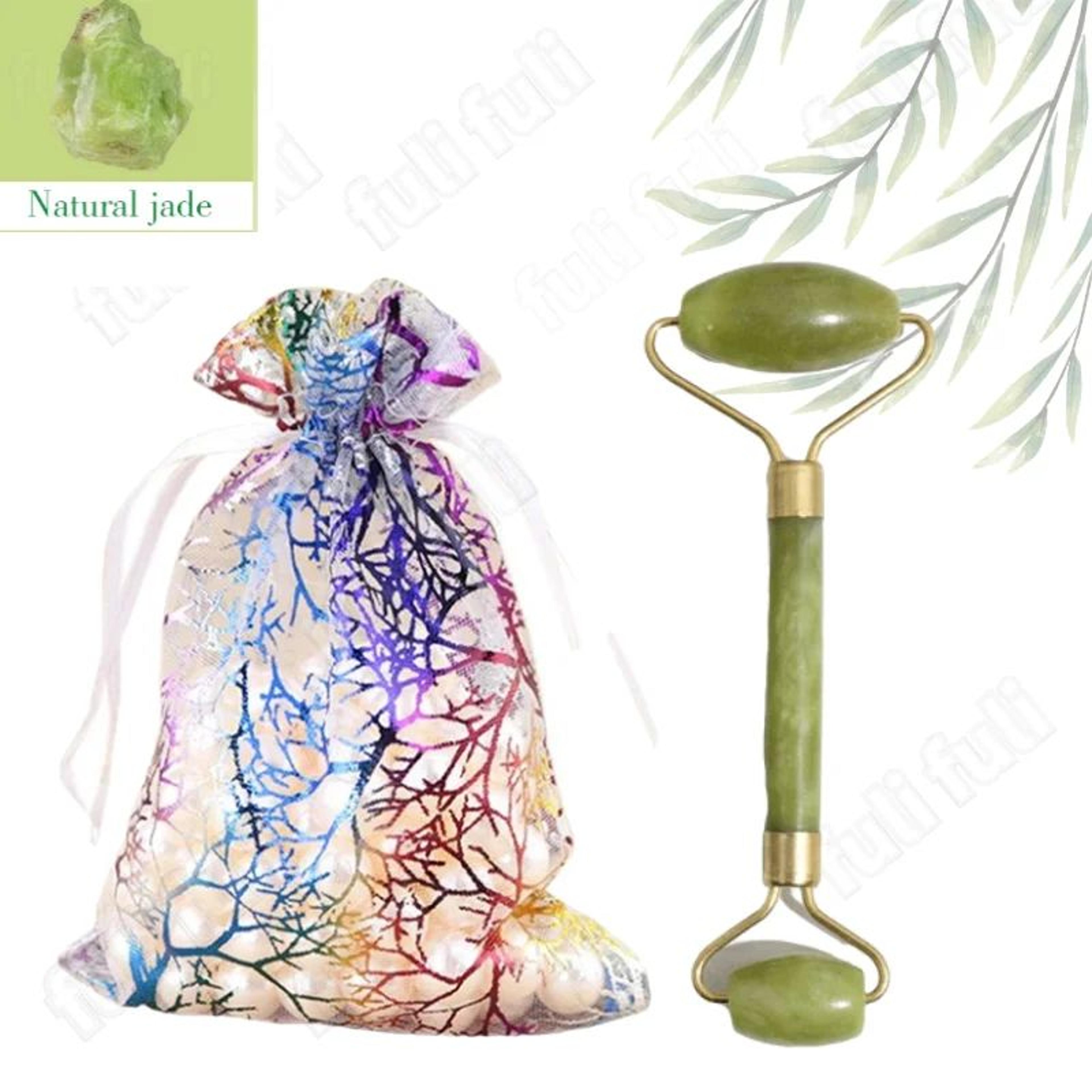 Natural Rose Jade Gua Sha Tool  Facial  Body Lifting Stone For Massage And Skin Care 2
