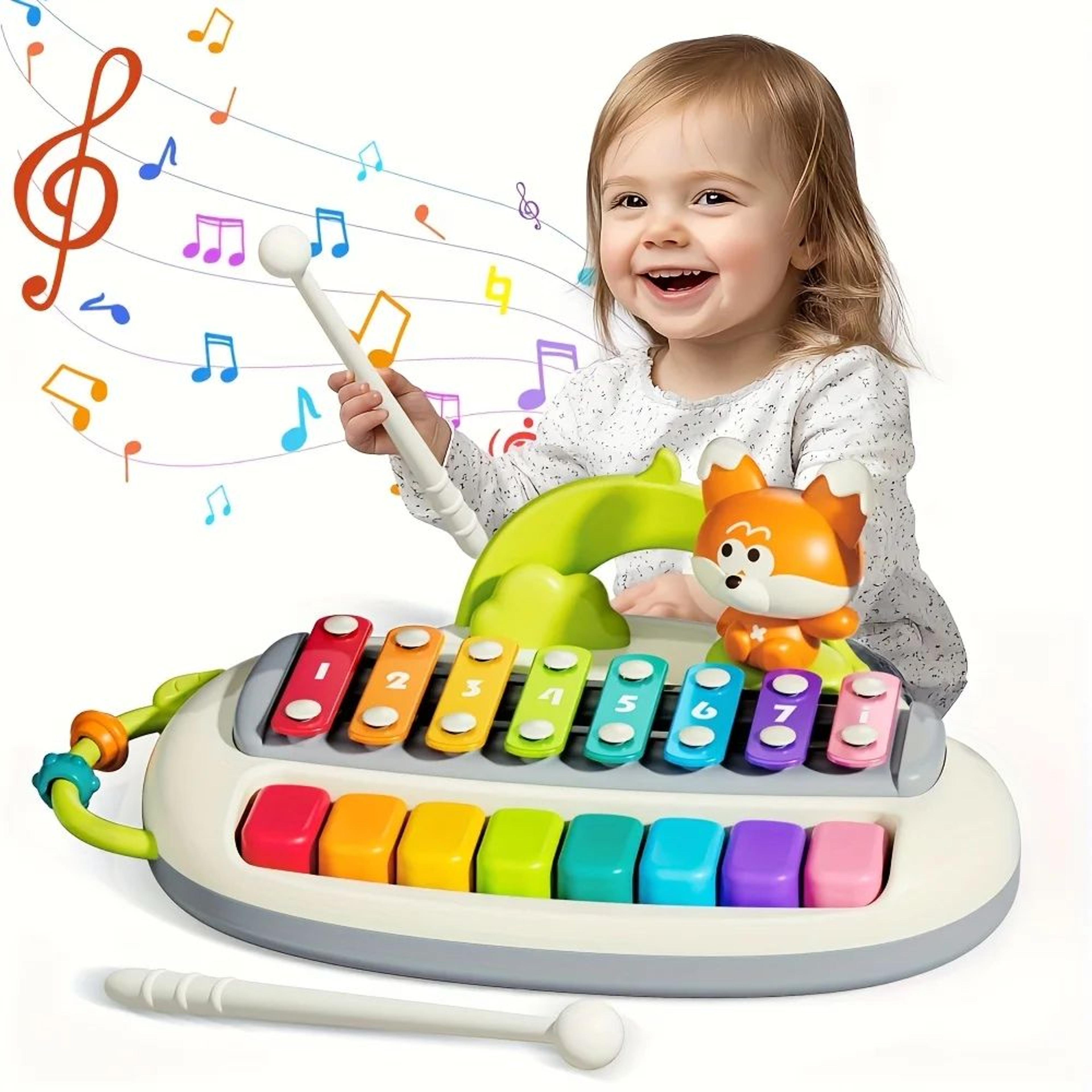 2in1 Baby Grand Piano Toy For Musical Learning  Motor Skill Development 0