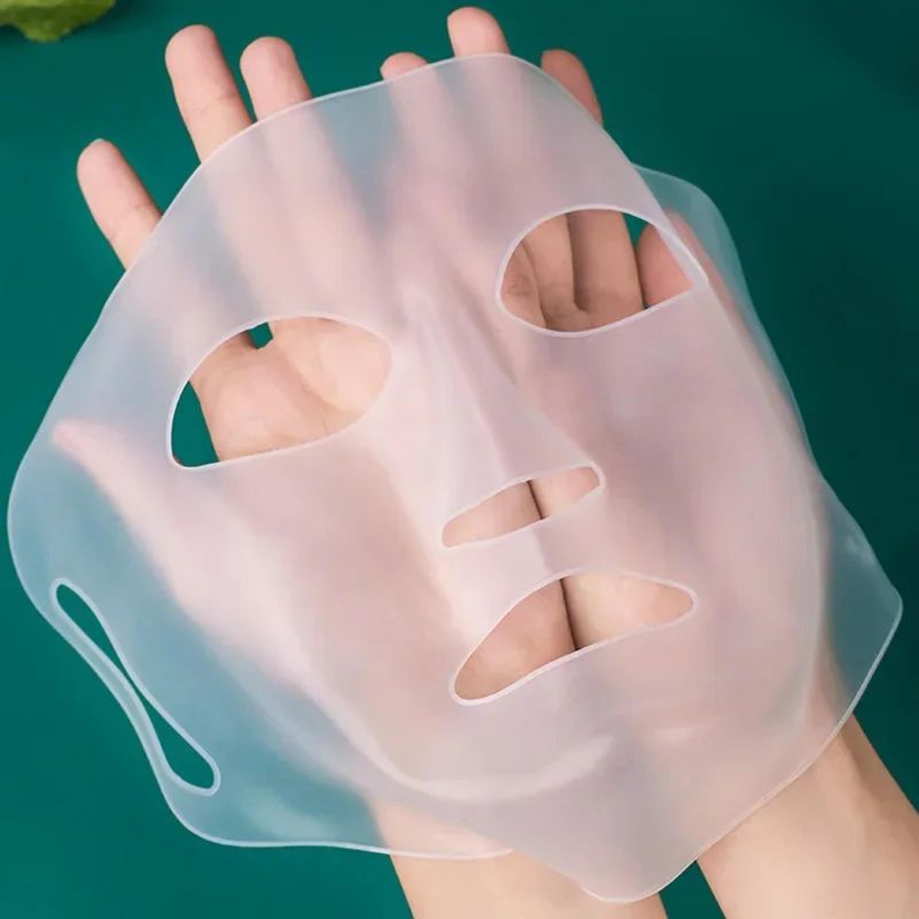 Reusable 3D Silicone Face Mask  EarHook Lifting Mask For Firming  Skincare Absorption 1