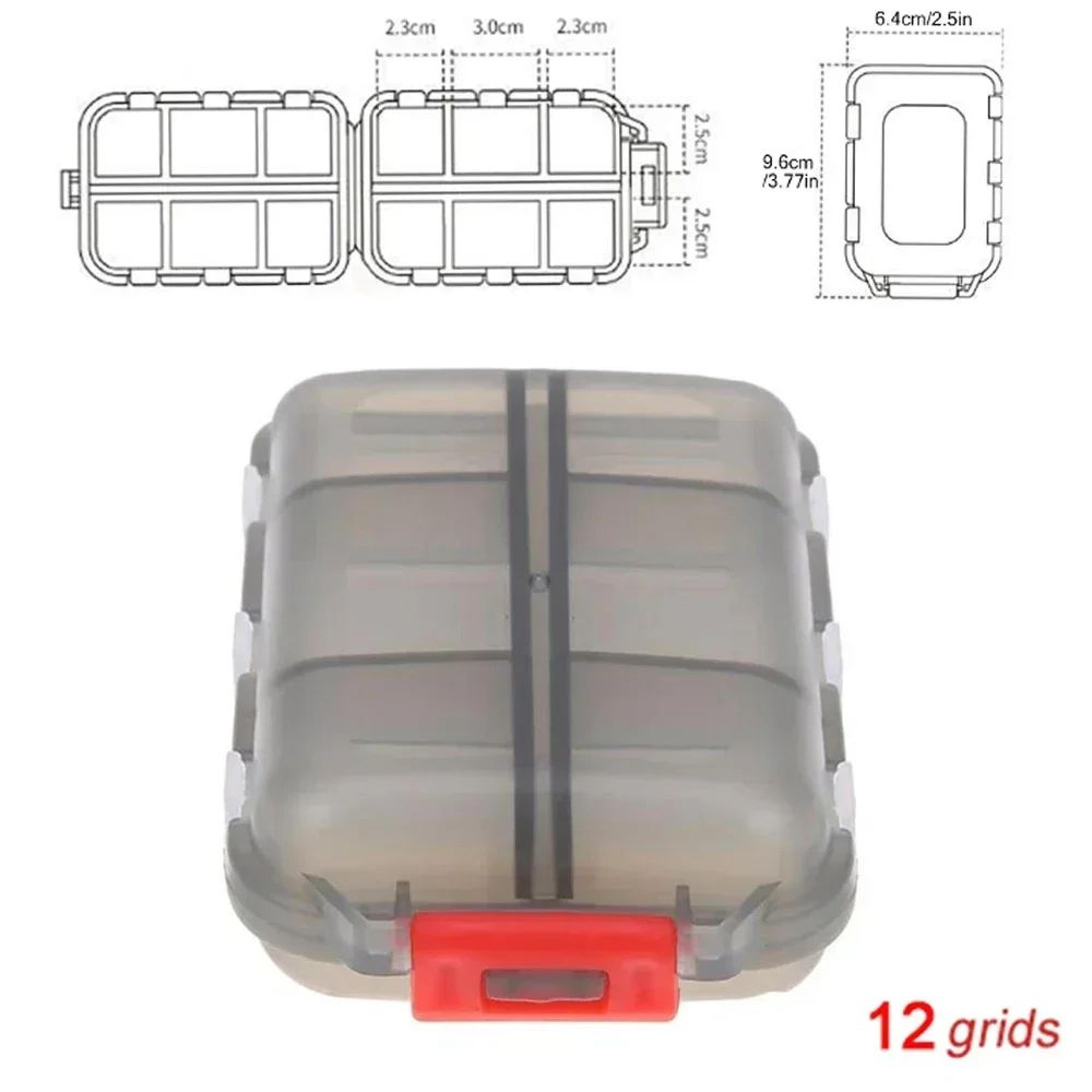 Portable Travel Pill Organizer With 10Grid Daily Medicine Storage Case 1