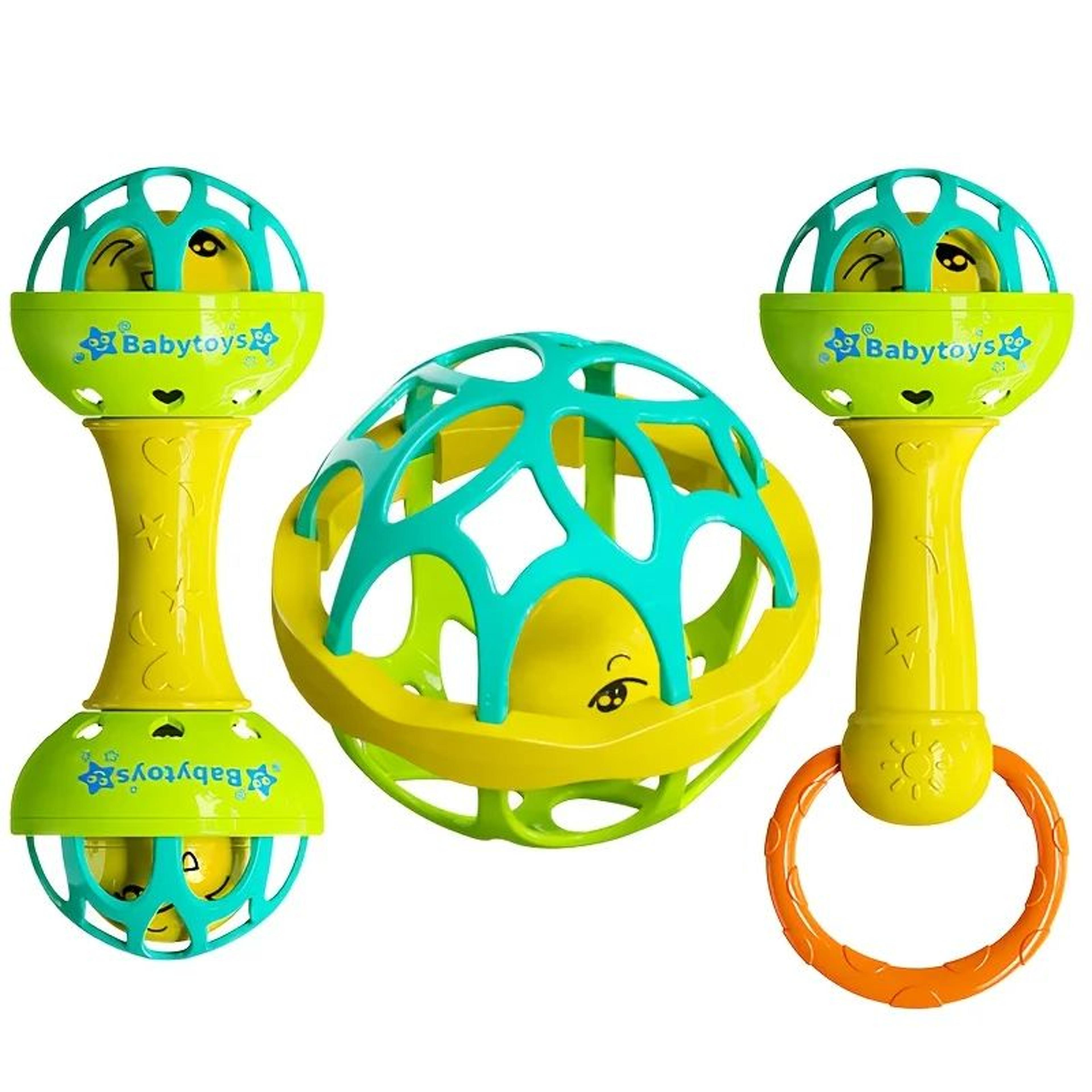Colorful HandCrank Baby Bell Toy For Sensory Learning  Motor Development 4