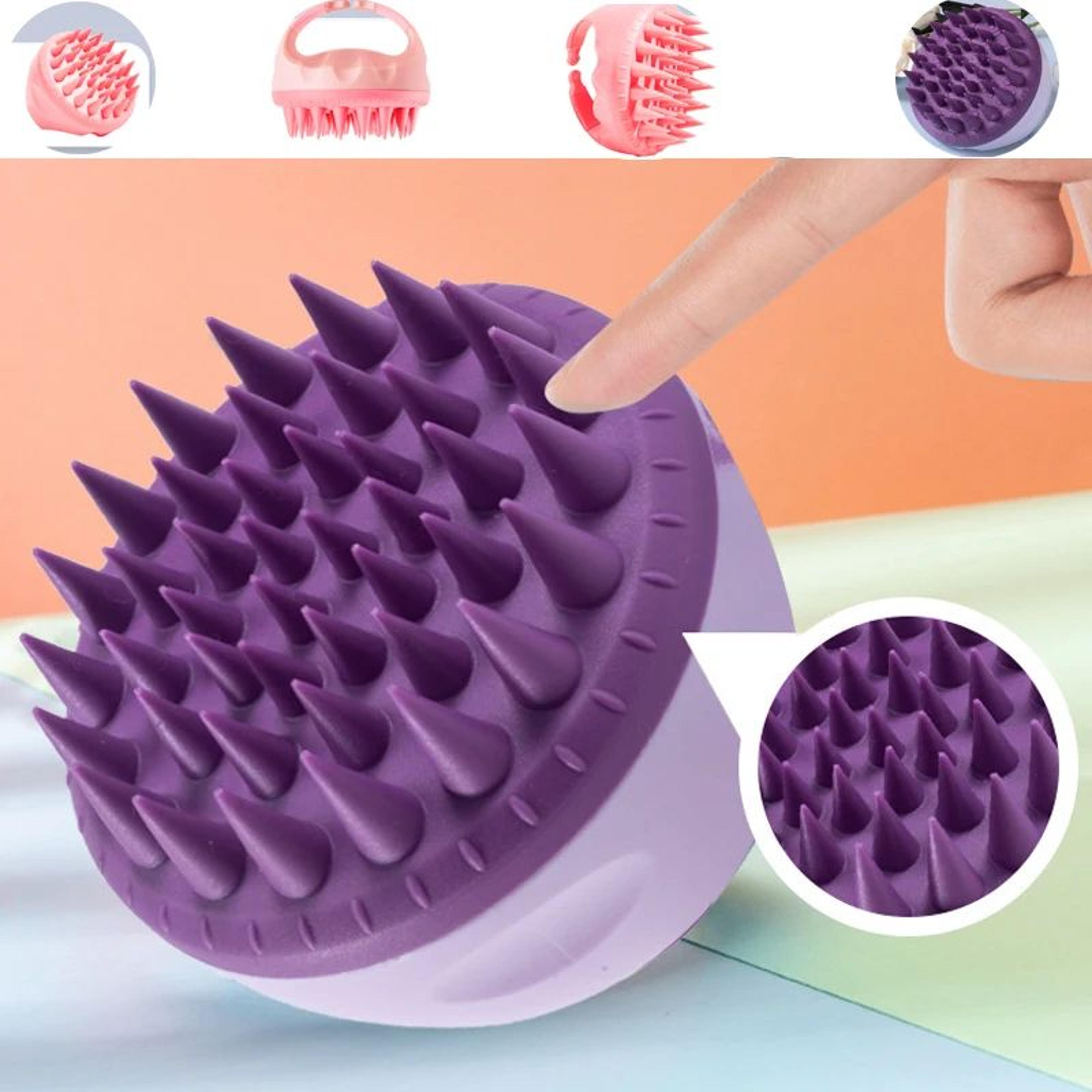 Silicone Scalp Massage Shampoo Brush  Portable Scalp Massage Brush For Deep Clean  Relaxation 0