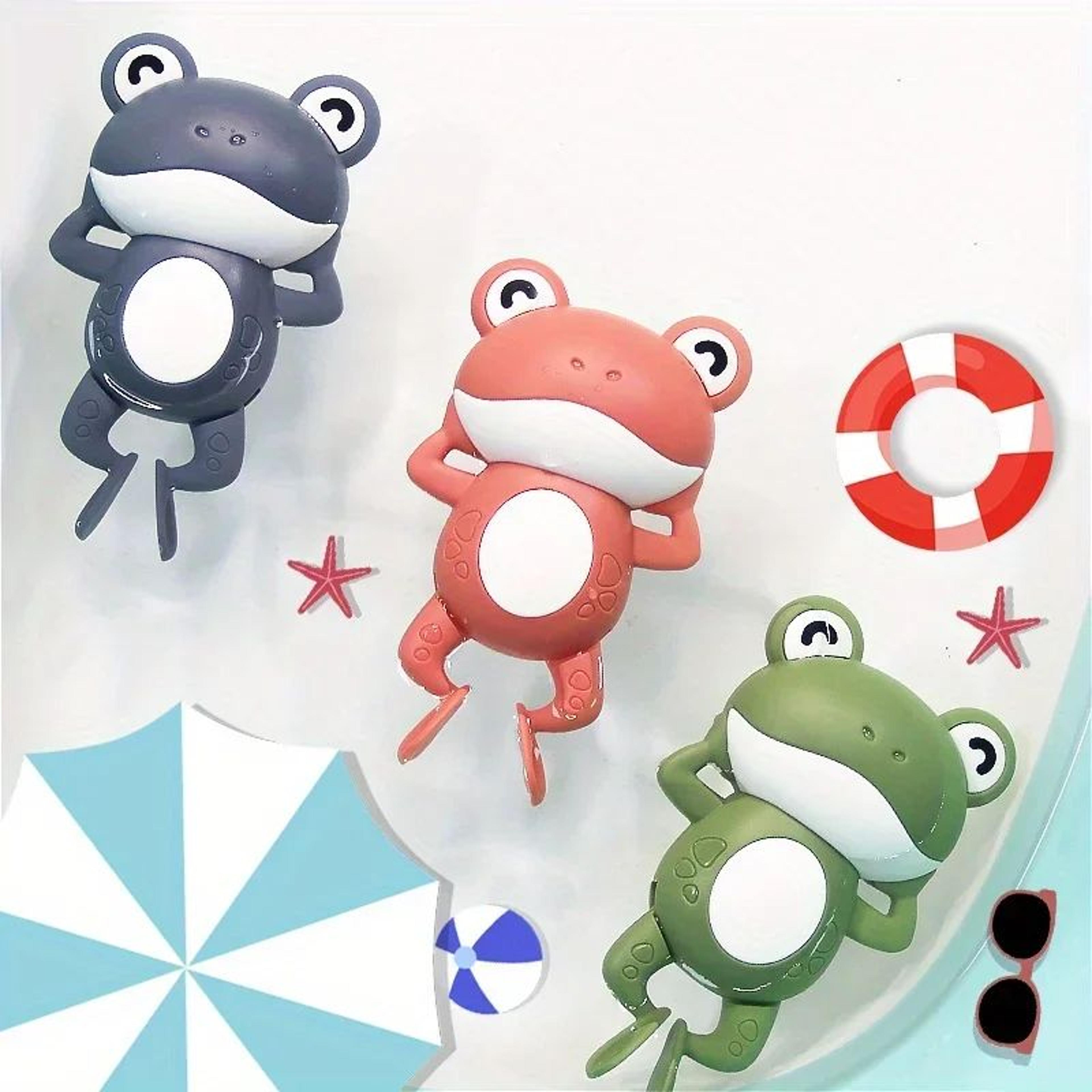 Clockwork Frog Bath Toys For Toddlers  Interactive Bath Toys For Toddlers With WaterPowered Movemen 0