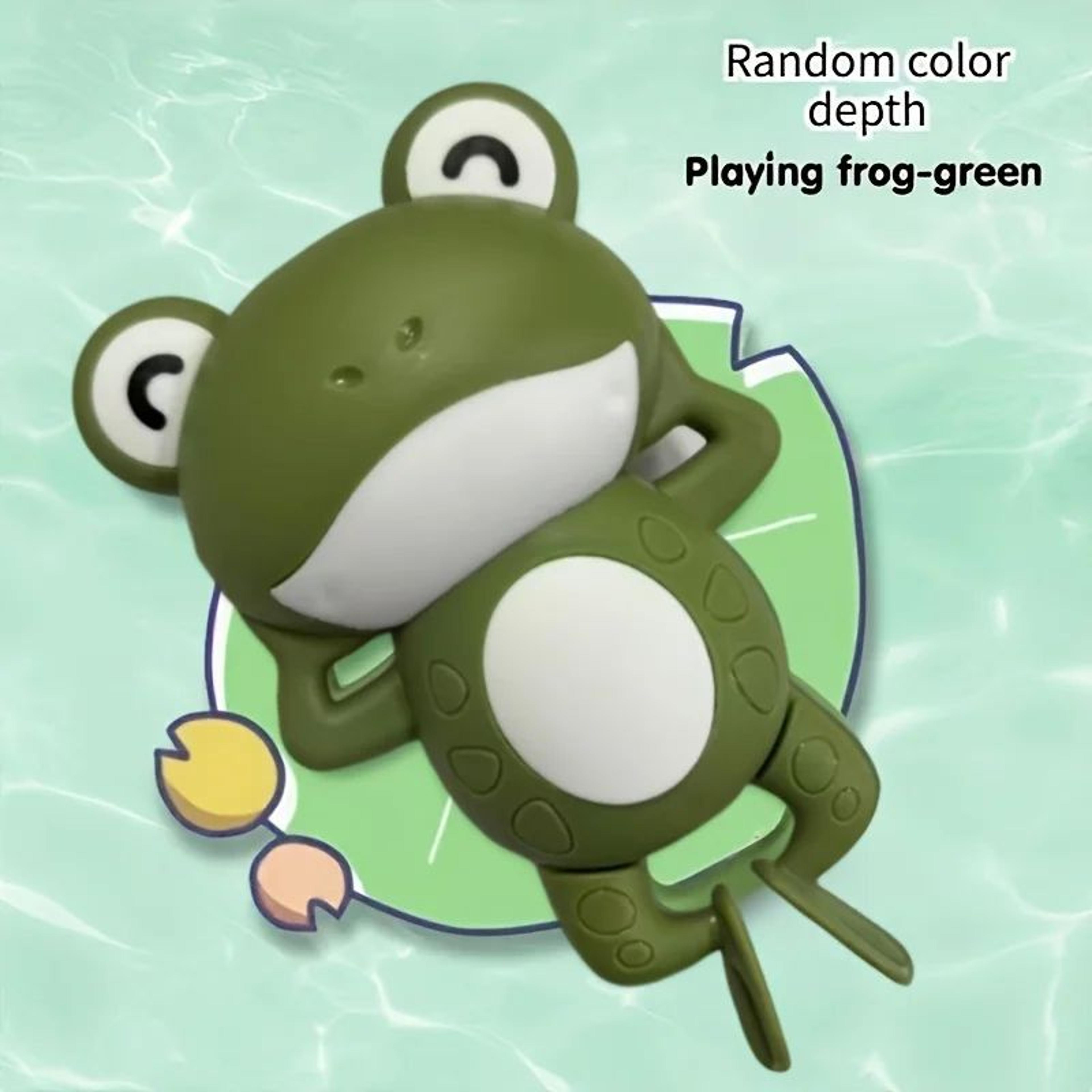 Clockwork Frog Bath Toys For Toddlers  Interactive Bath Toys For Toddlers With WaterPowered Movemen 4