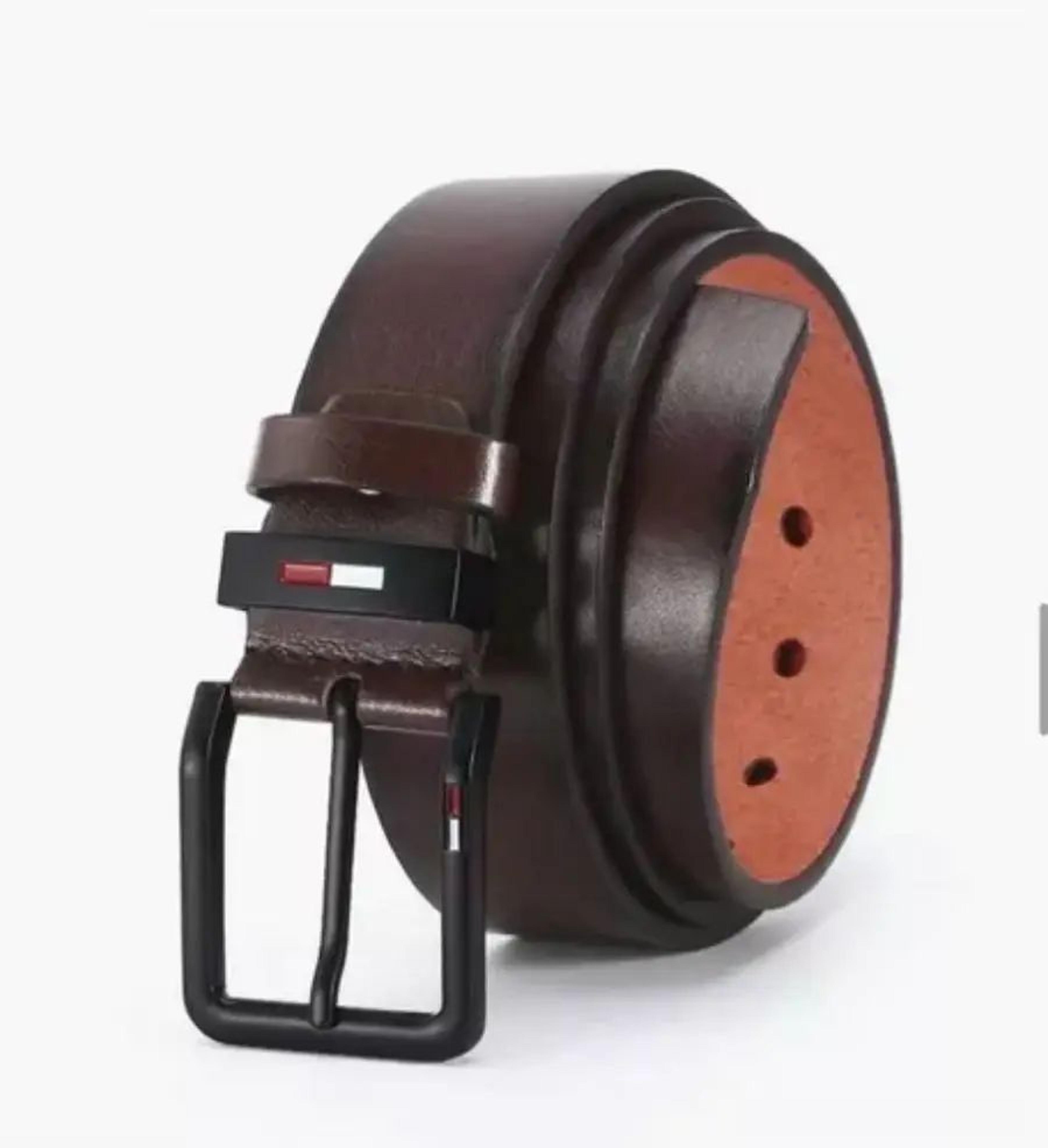 Men PU Leather Pin Buckle Belt  Classic Men PU Leather Belt For Business  Casual Style 4