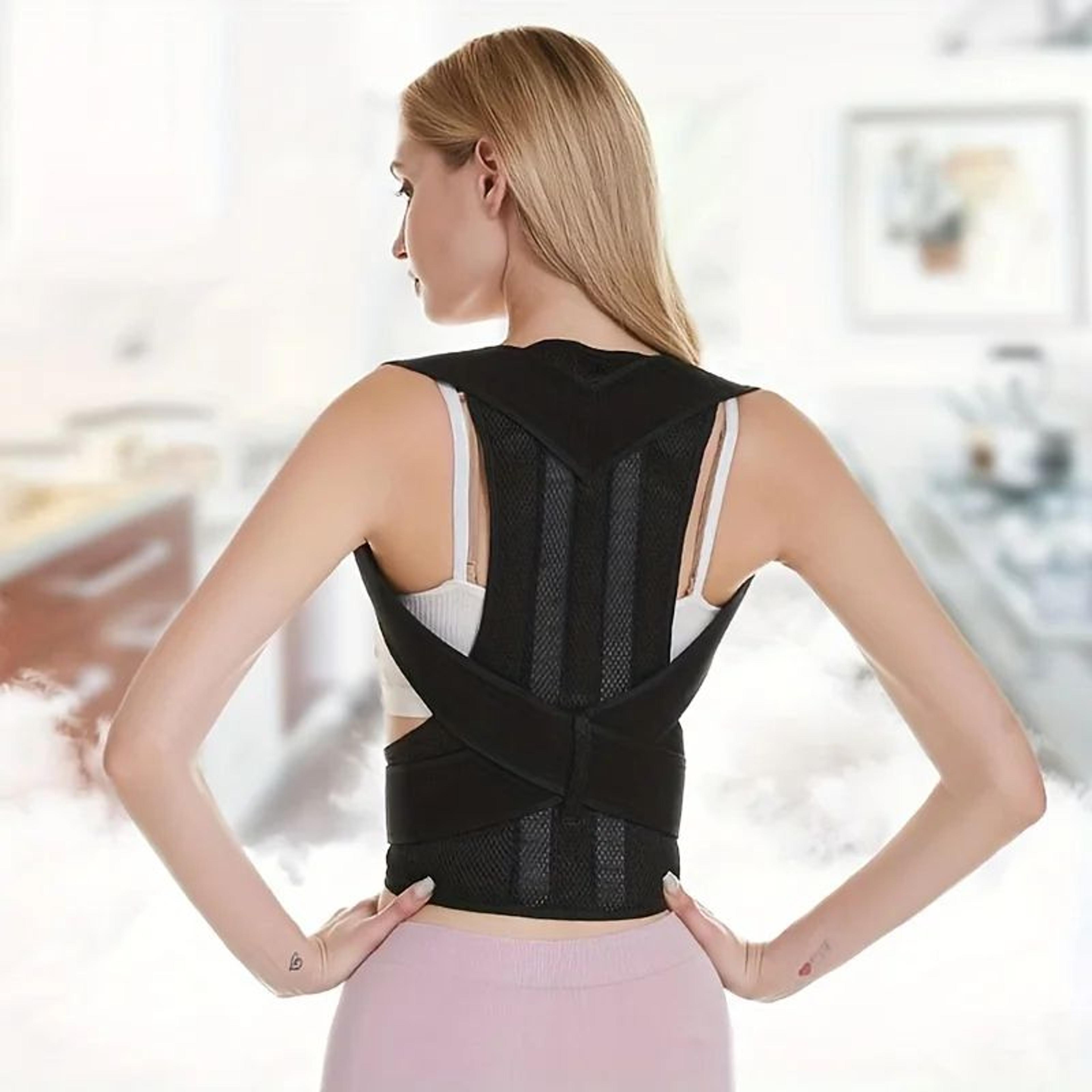 Adjustable Back Posture Corrector Brace With Spine  Shoulder Support 2