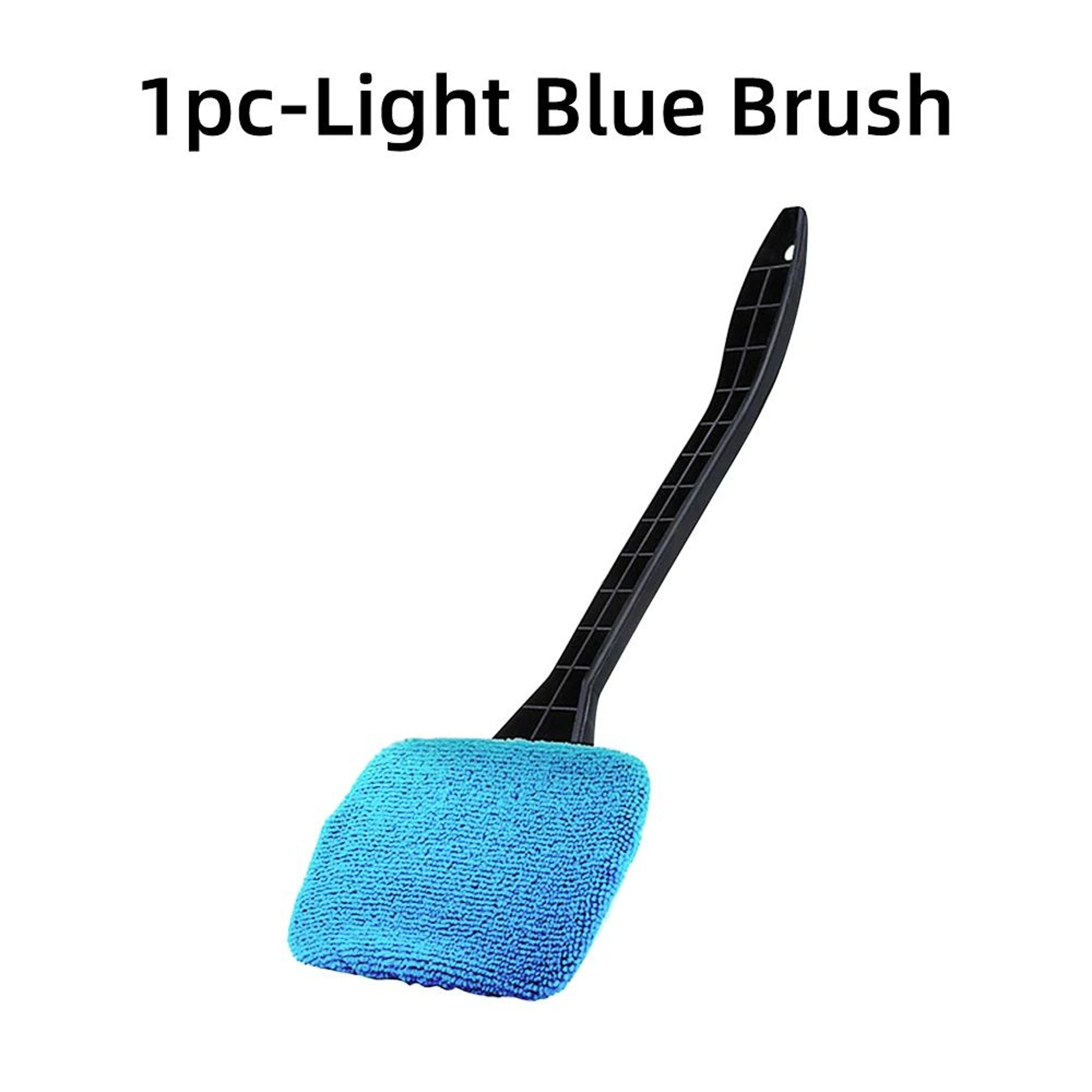 Microfiber Car Window Cleaner Brush  Long Handle Windshield Cleaning Tool 7