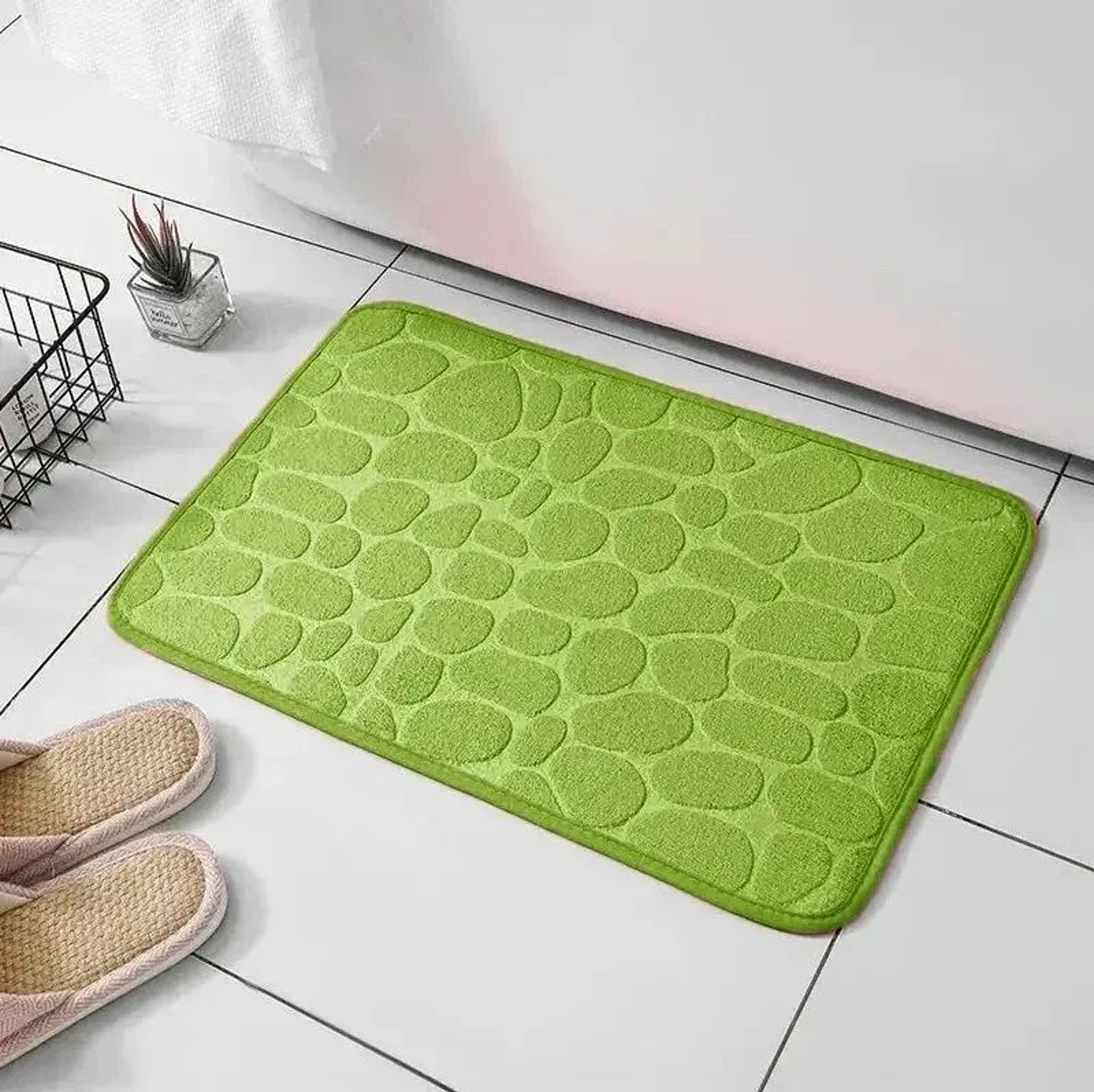 Pebble AntiSlip Floor Mat  Embossed Fiber Bathroom  Living Room Rug 6