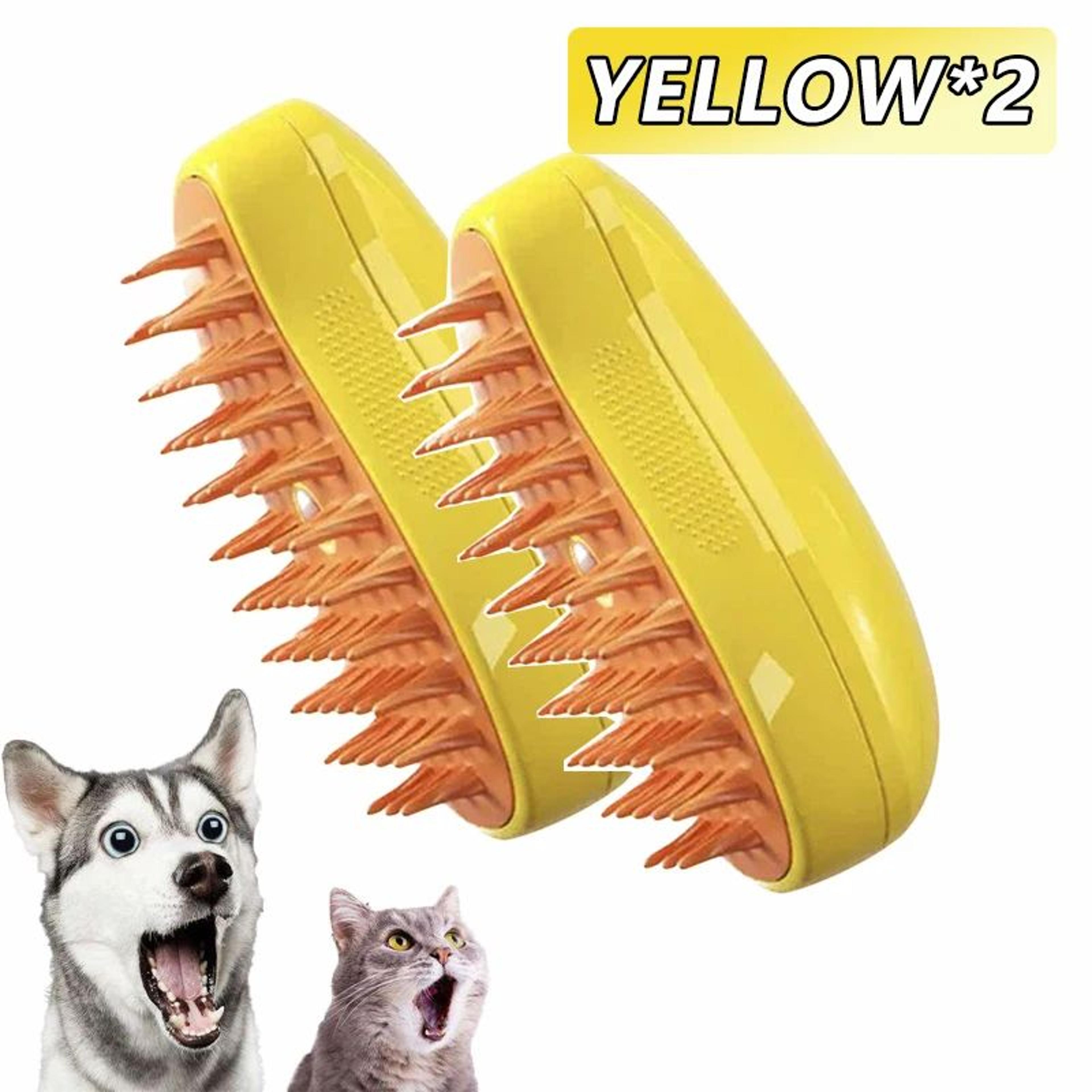 3in1 Steam Pet Grooming Brush With Massage  Shedding Control For Cats And Dogs 9