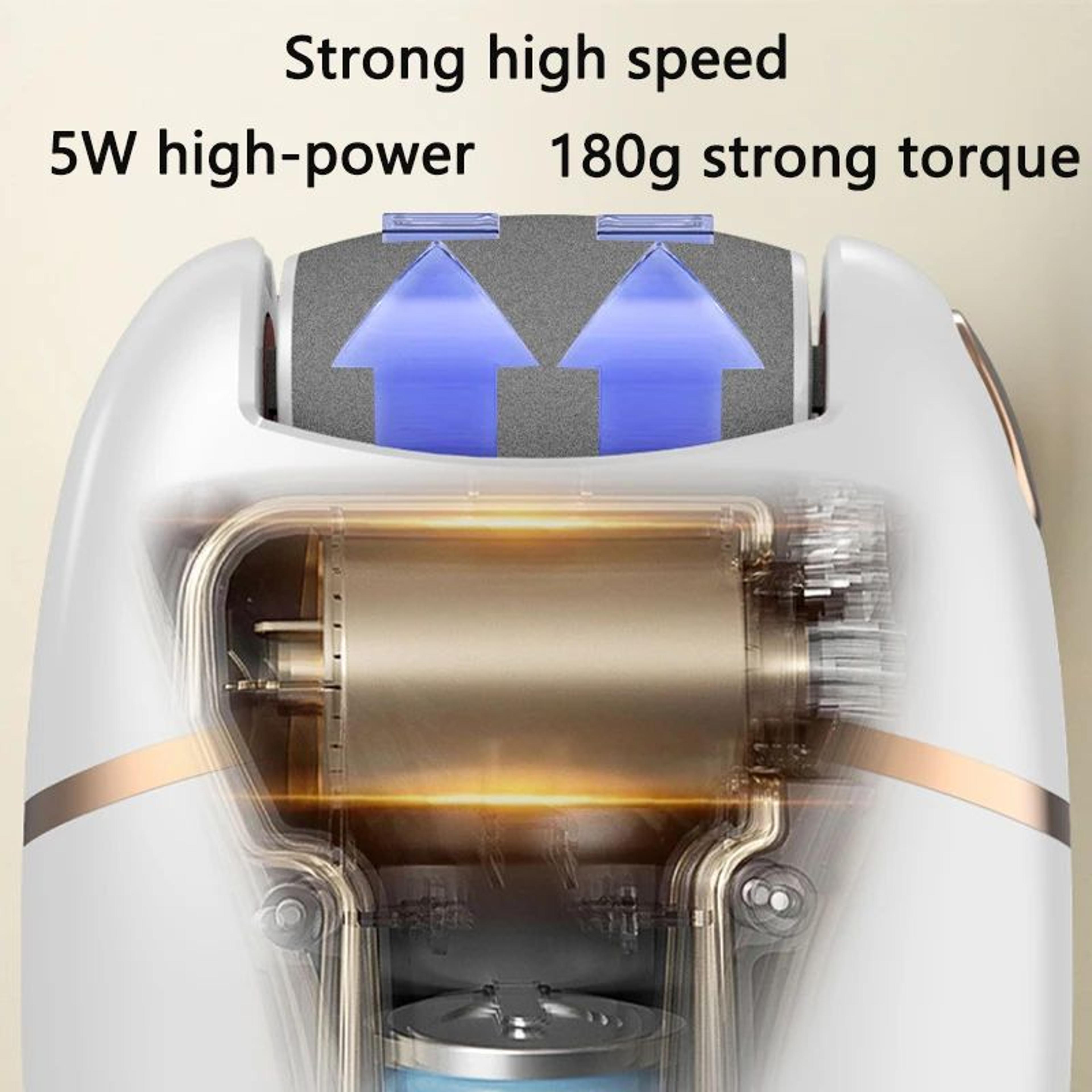 Professional Rechargeable Electric Foot Grinder Callus Remover  Dual Grinding Heads For Smooth Feet 1