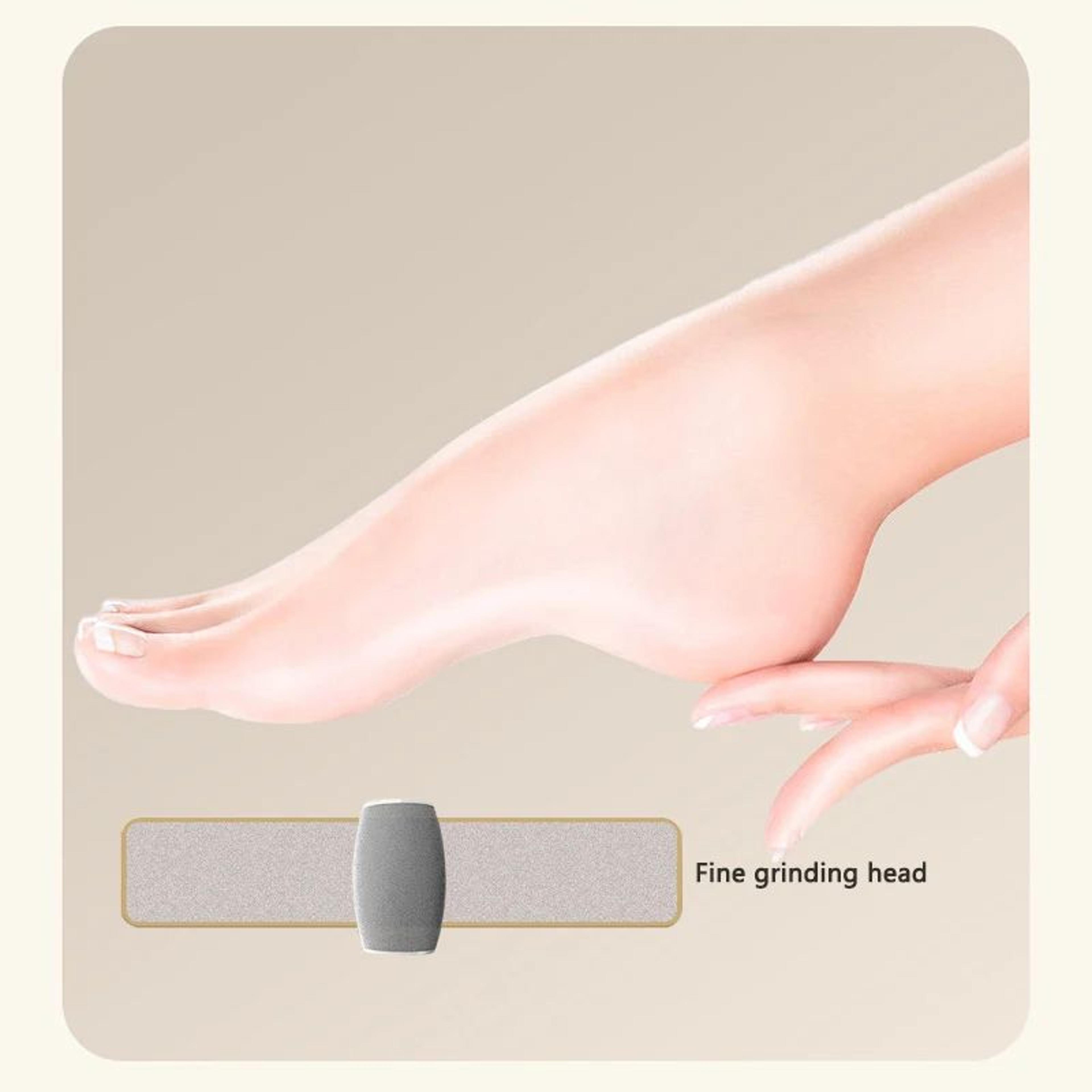 Professional Rechargeable Electric Foot Grinder Callus Remover  Dual Grinding Heads For Smooth Feet 3