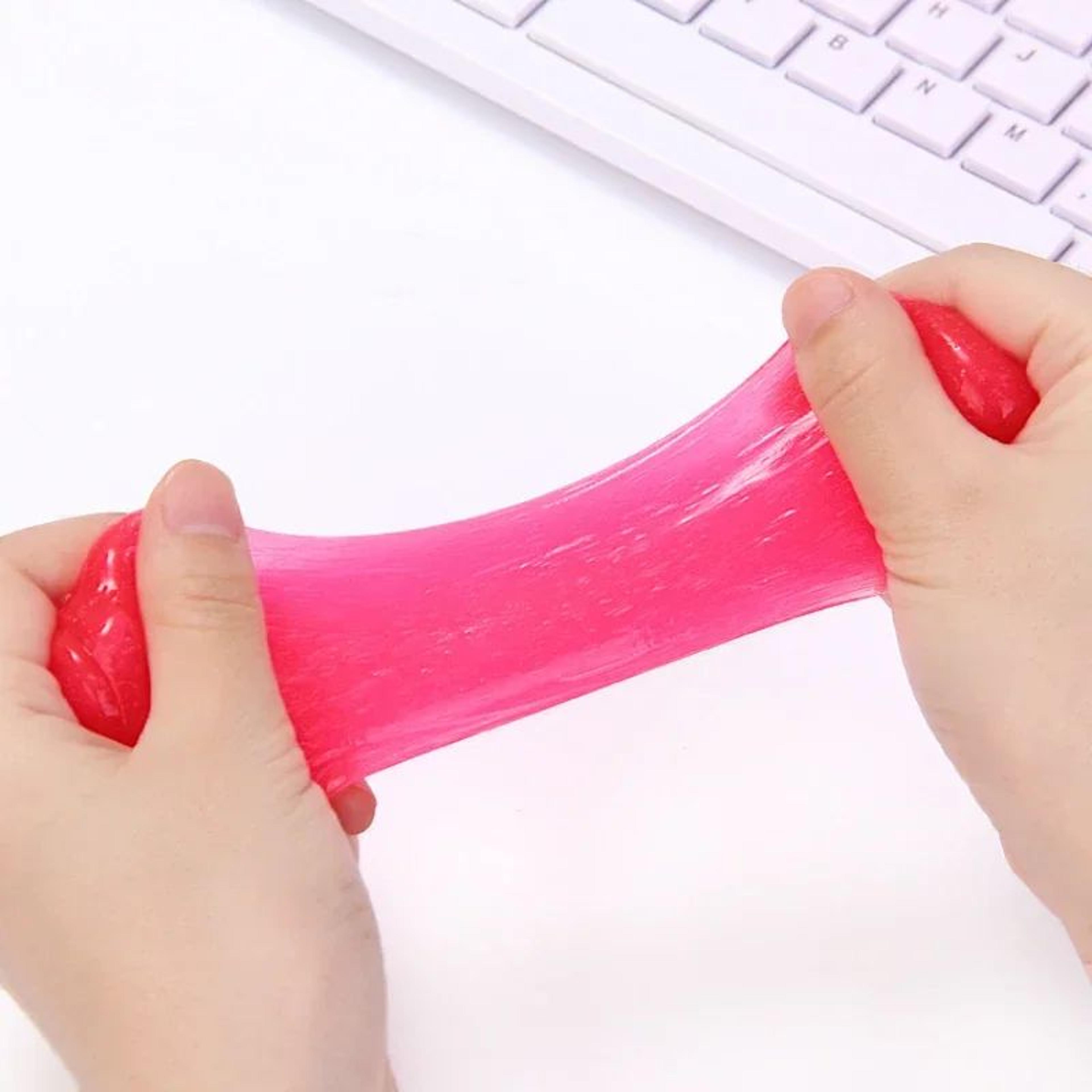 MultiSurface Cleaning Gel Dust Remover  Reusable Car Cleaning Slime  Keyboard Cleaner 4