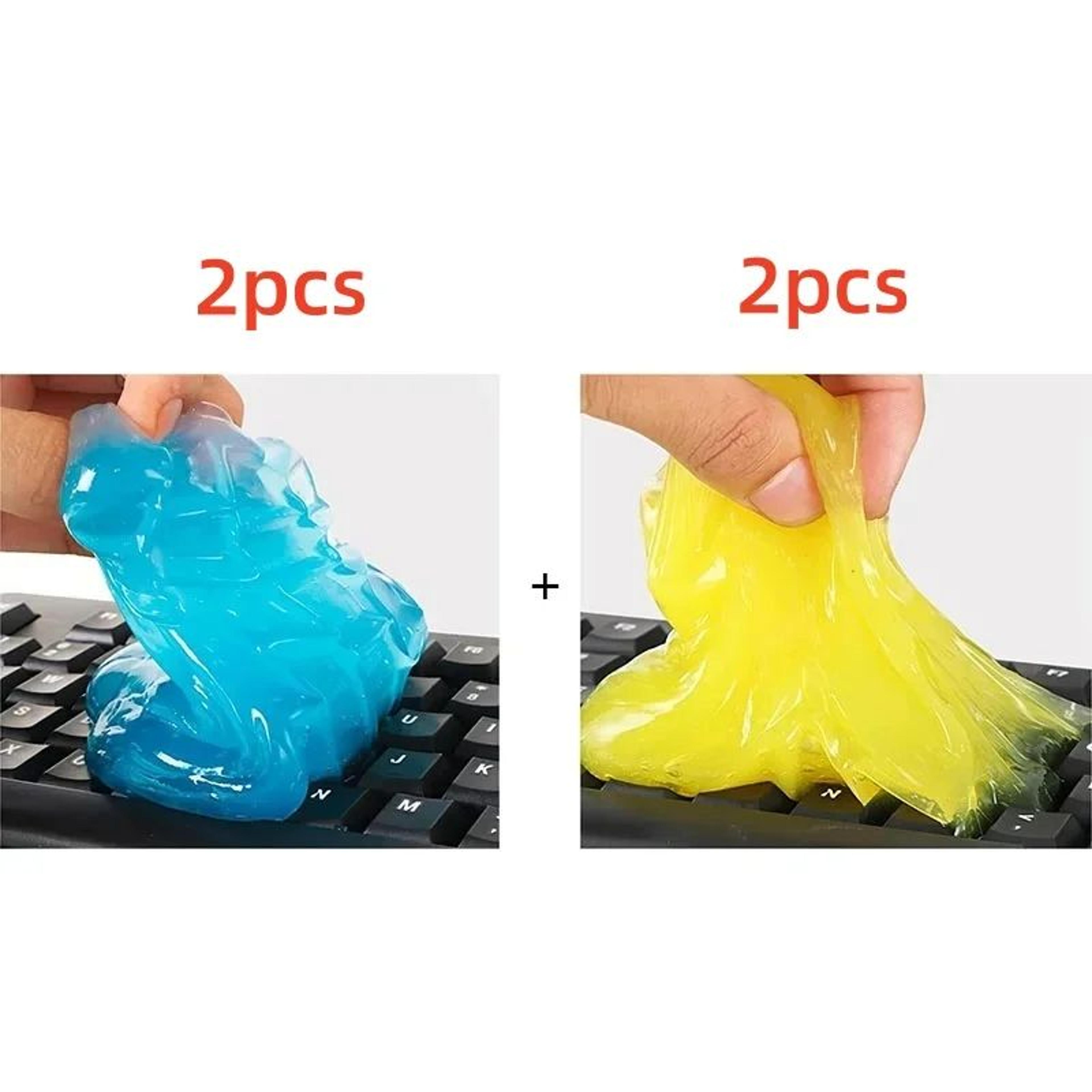 MultiSurface Cleaning Gel Dust Remover  Reusable Car Cleaning Slime  Keyboard Cleaner 6