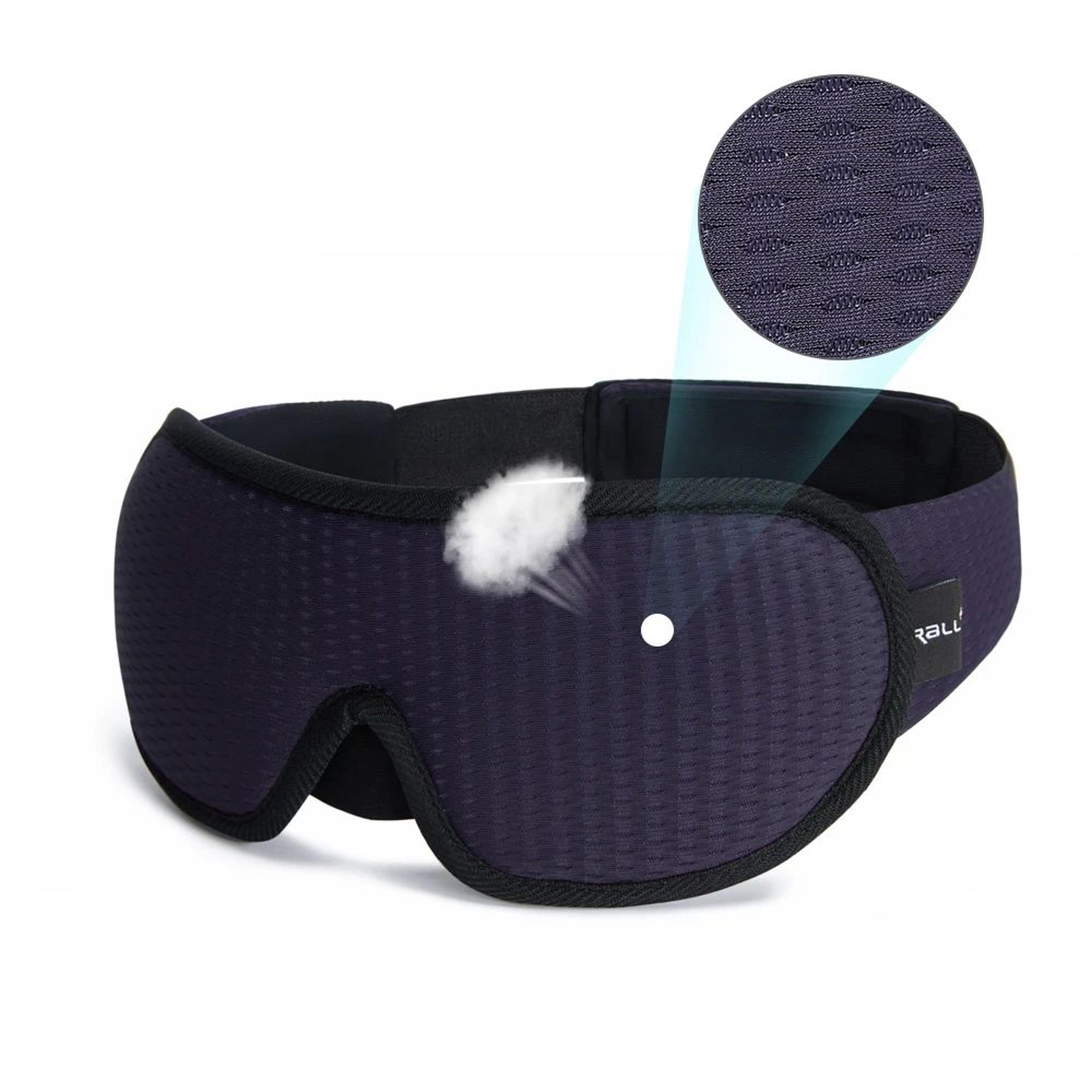 3D Sleep Mask For Total Darkness  Light Blocking Eye Mask With Soft Padded Comfort 9