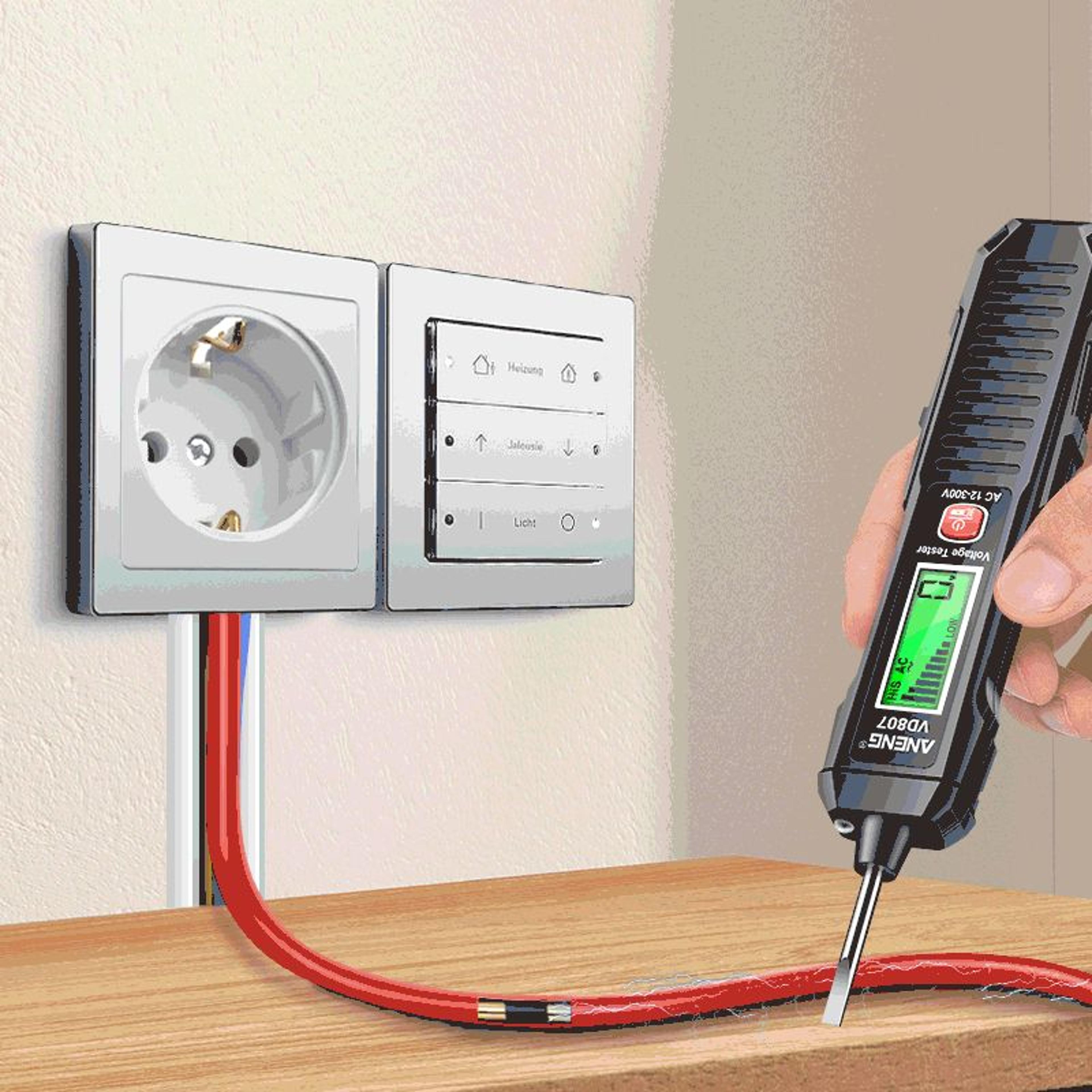 ANENG NonContact Voltage Tester Pen  Portable AC Electric Detector With NCV Sensor 1