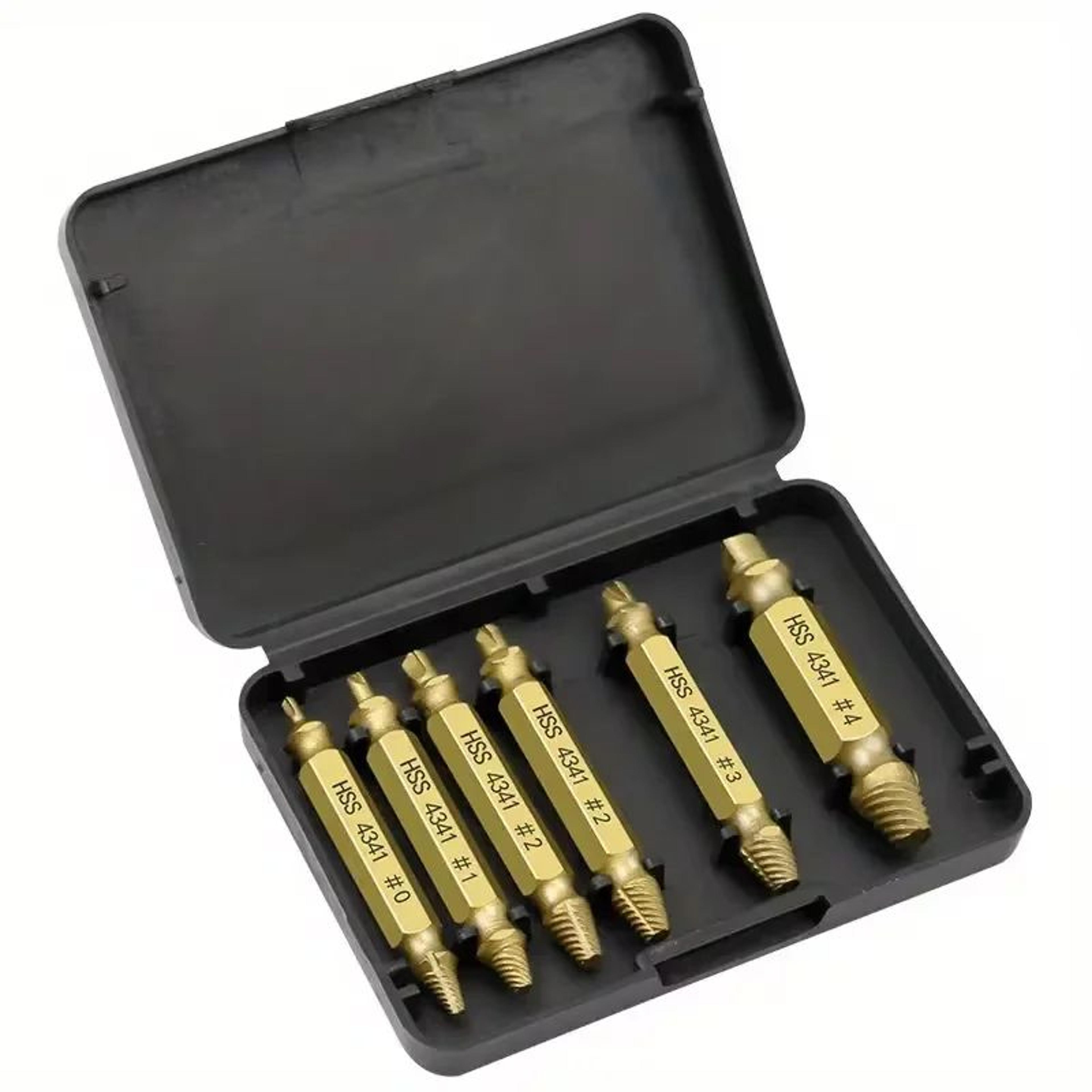 Damaged Screw Extractor Set  EasyOut Tool For Removing Stripped Screws  Broken Bolts 4
