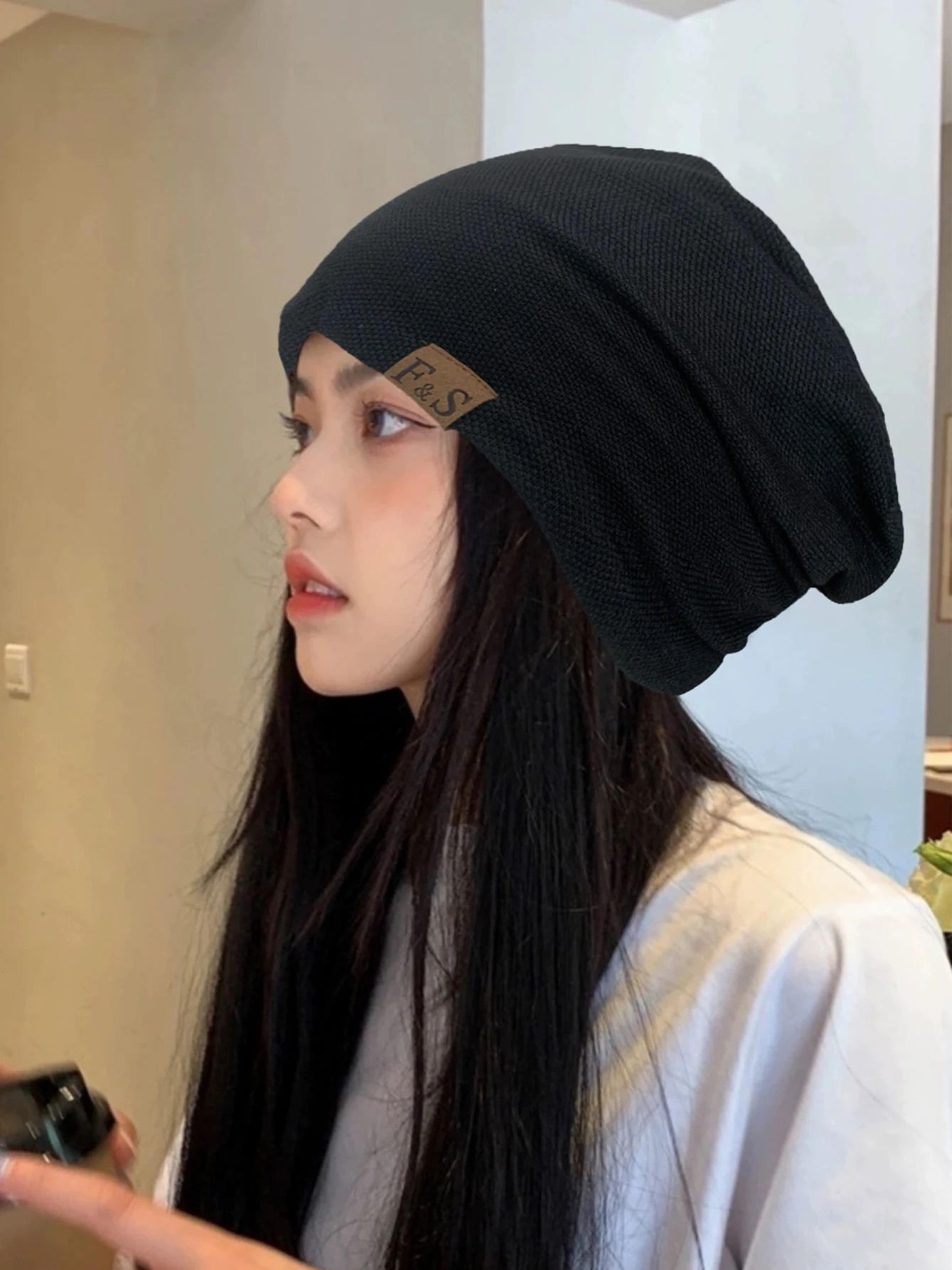 Unisex Warm Knit Beanie Hat  Soft Winter Beanie With Casual Street Style 5