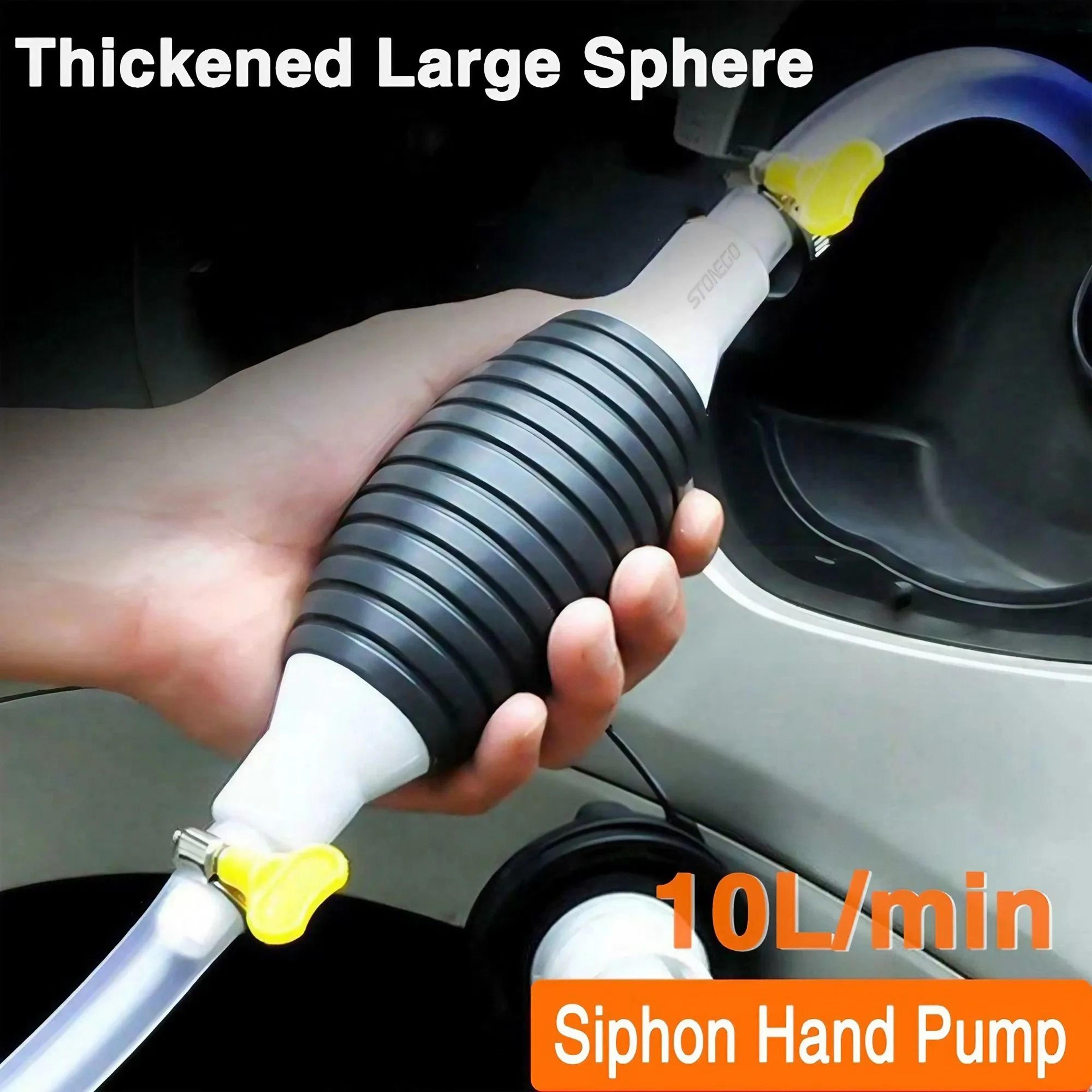 Manual Fuel Transfer Hand Pump  Portable Car Gas Primer Pump For Fuel Lines 1