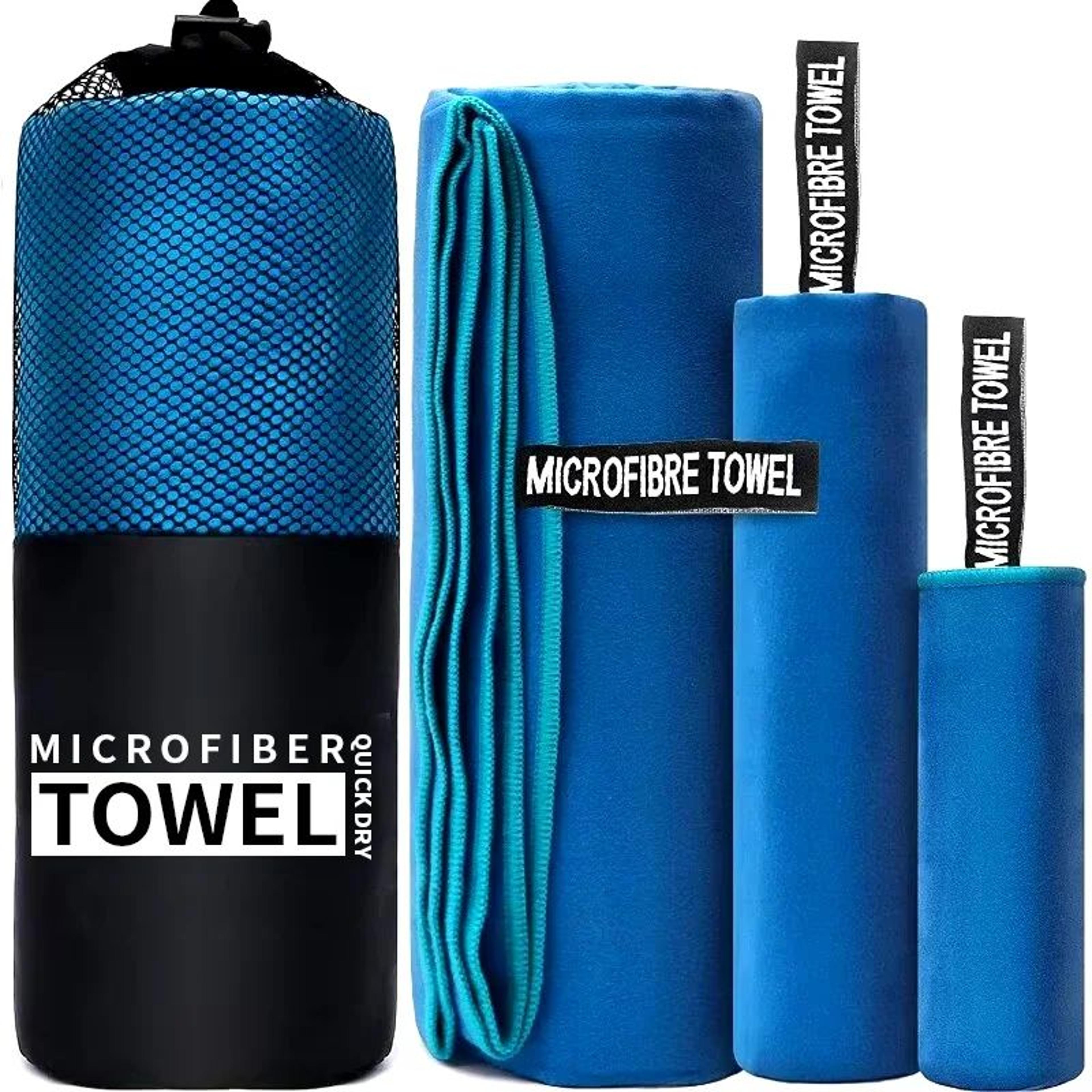 swiftdry quick-dry sports towel – lightweight microfiber gym & travel towel