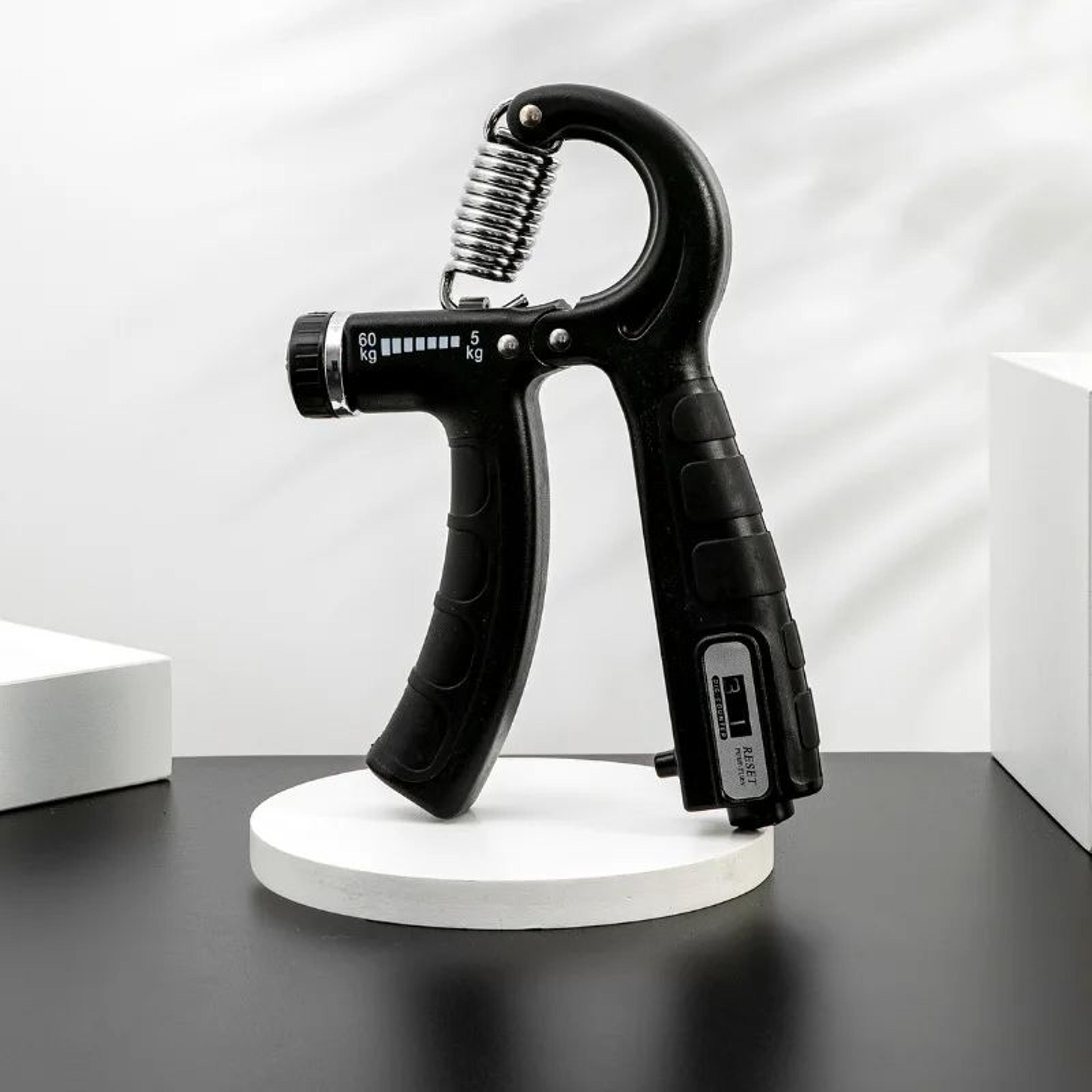 GripForce Adjustable Hand Grip Strengthener  Countable RType Finger  Wrist Trainer 2