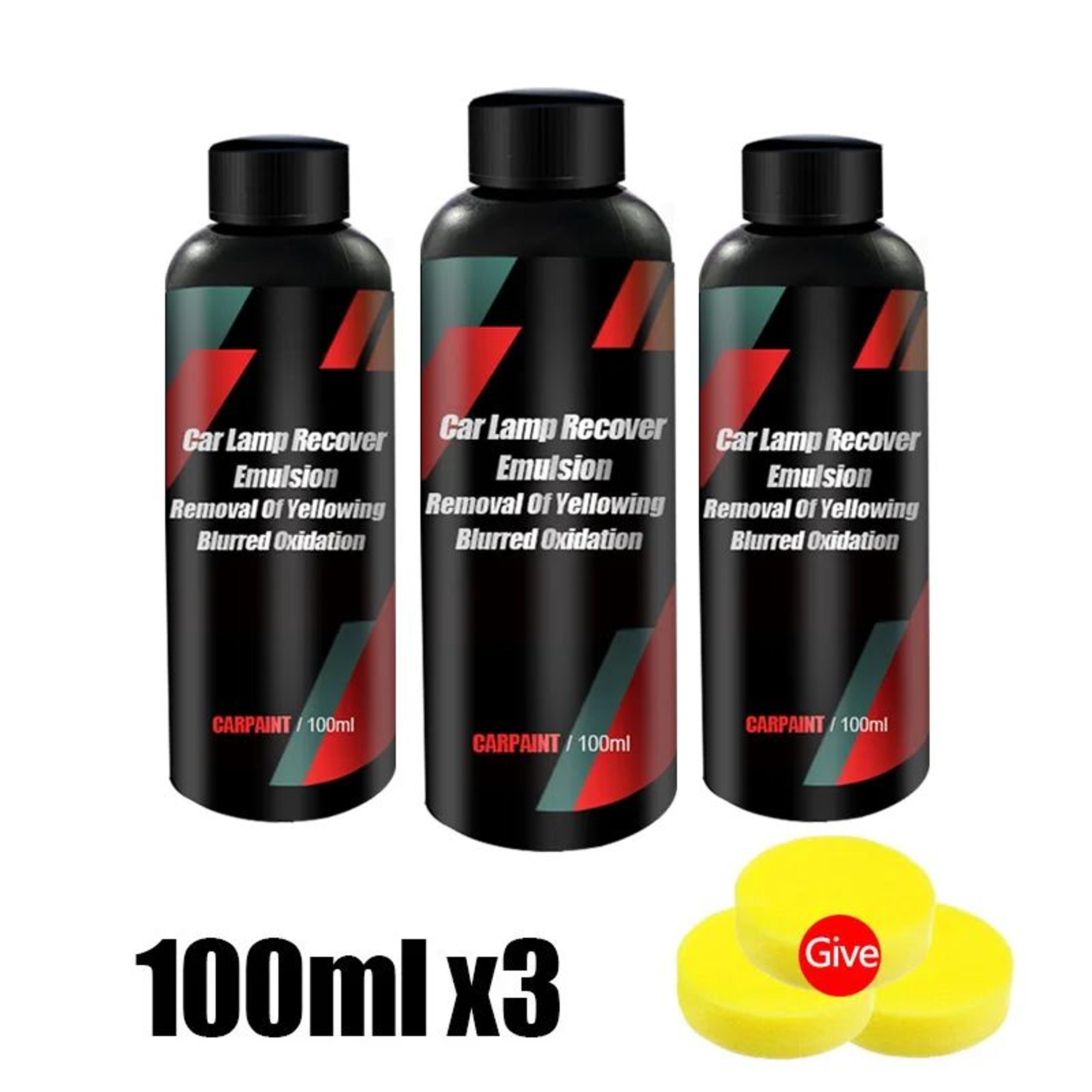 ClearBeam Headlight Restoration Kit  Car Headlamp Polishing  Cleaning Repair Paste 6
