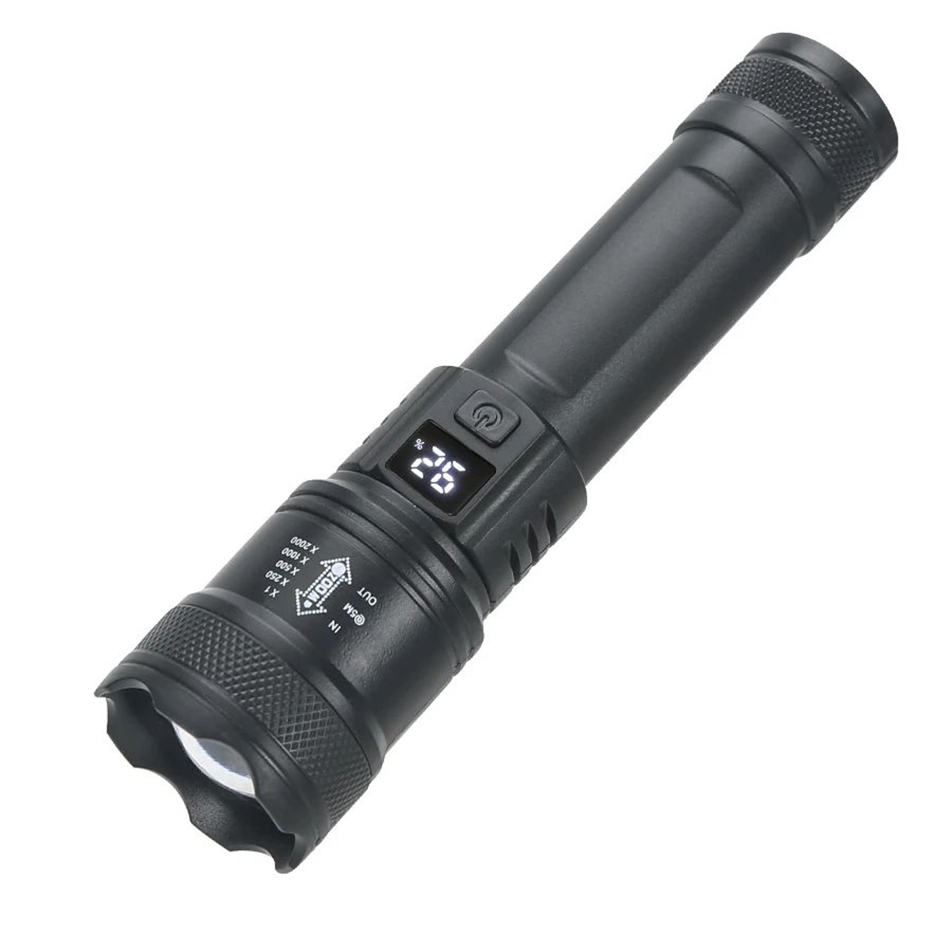 BrightCore Mini USB Rechargeable Flashlight With COB LED  Zoom Focus 13