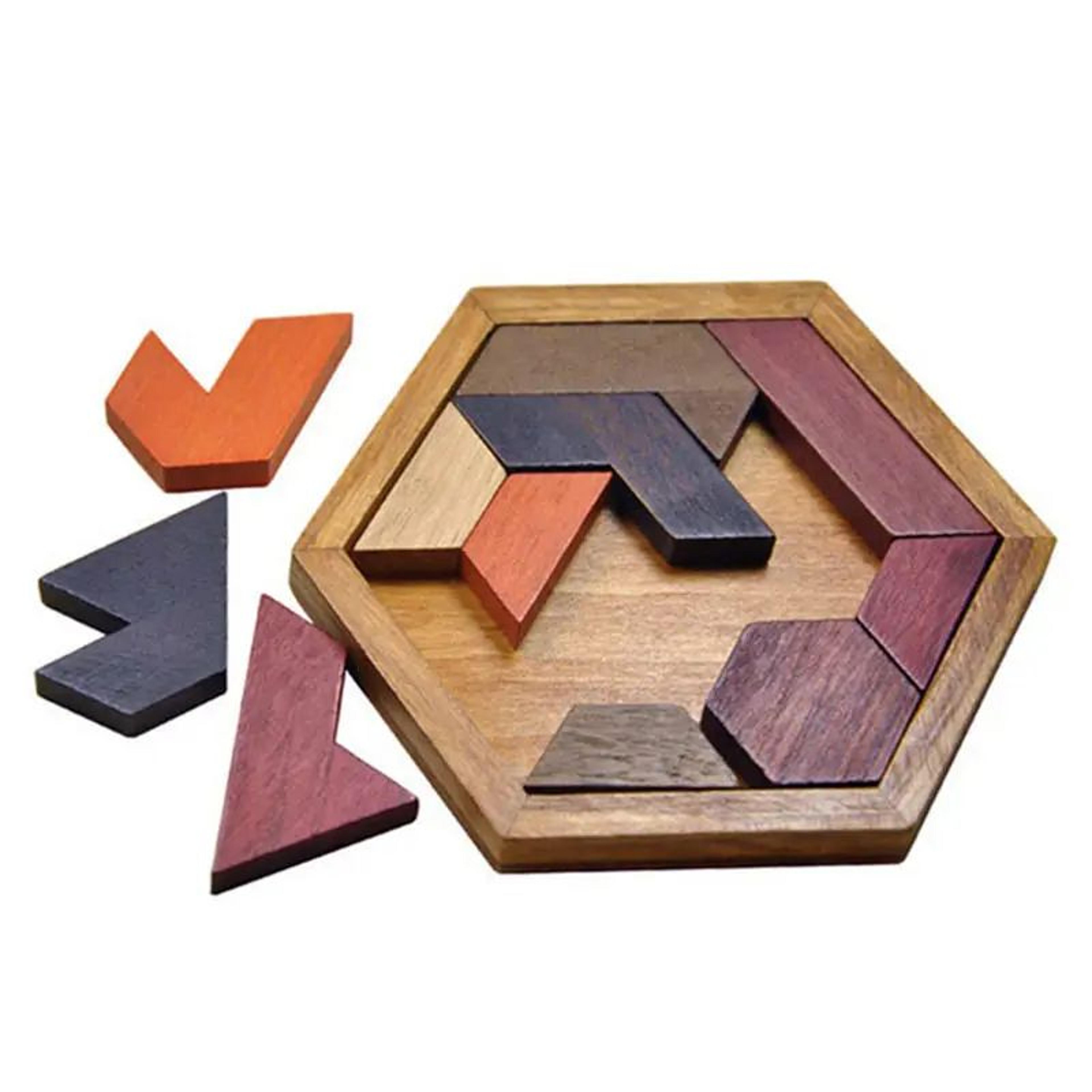 MindShape Wooden Geometric Puzzle Board  Educational Brain Teaser Toy For Kids 0