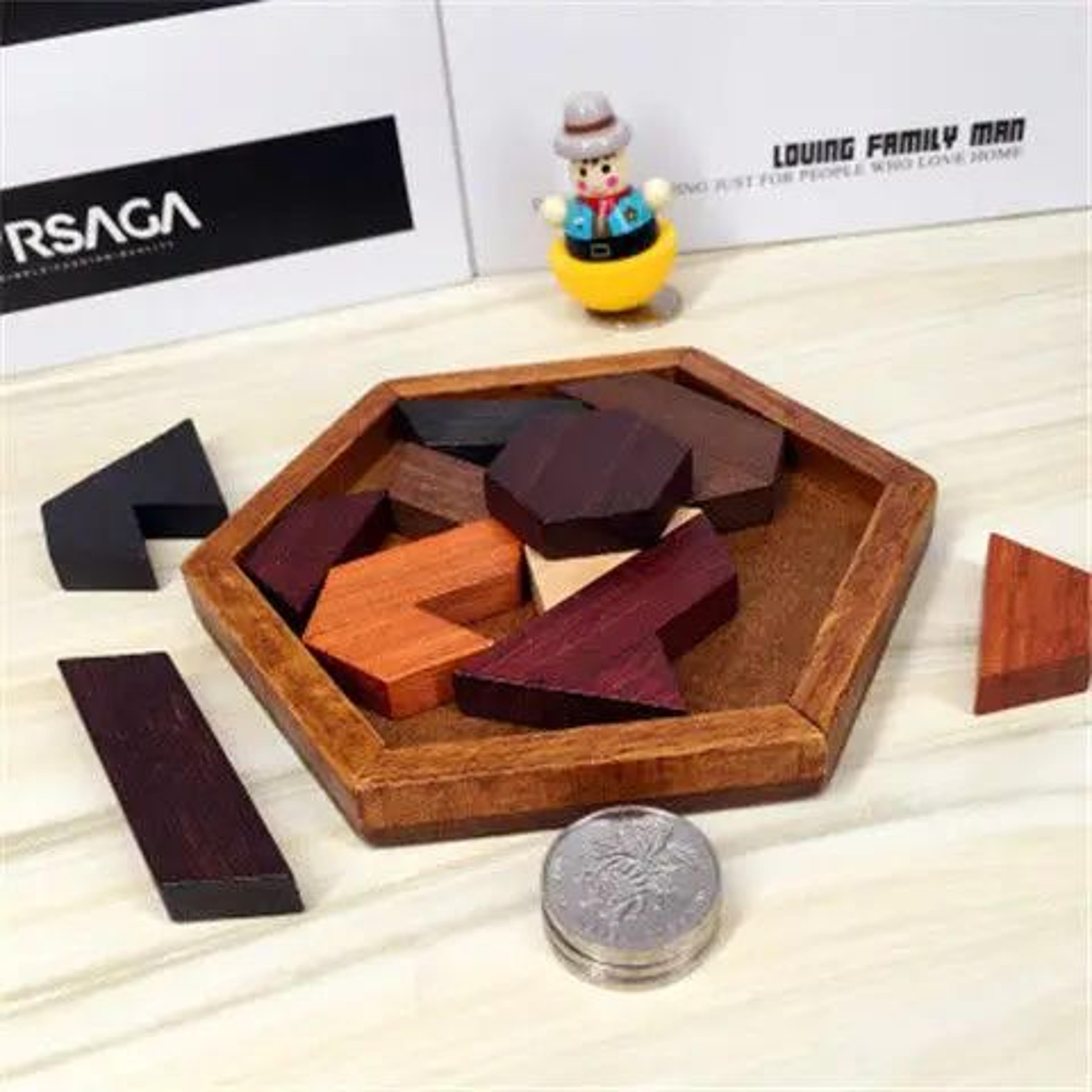 MindShape Wooden Geometric Puzzle Board  Educational Brain Teaser Toy For Kids 6