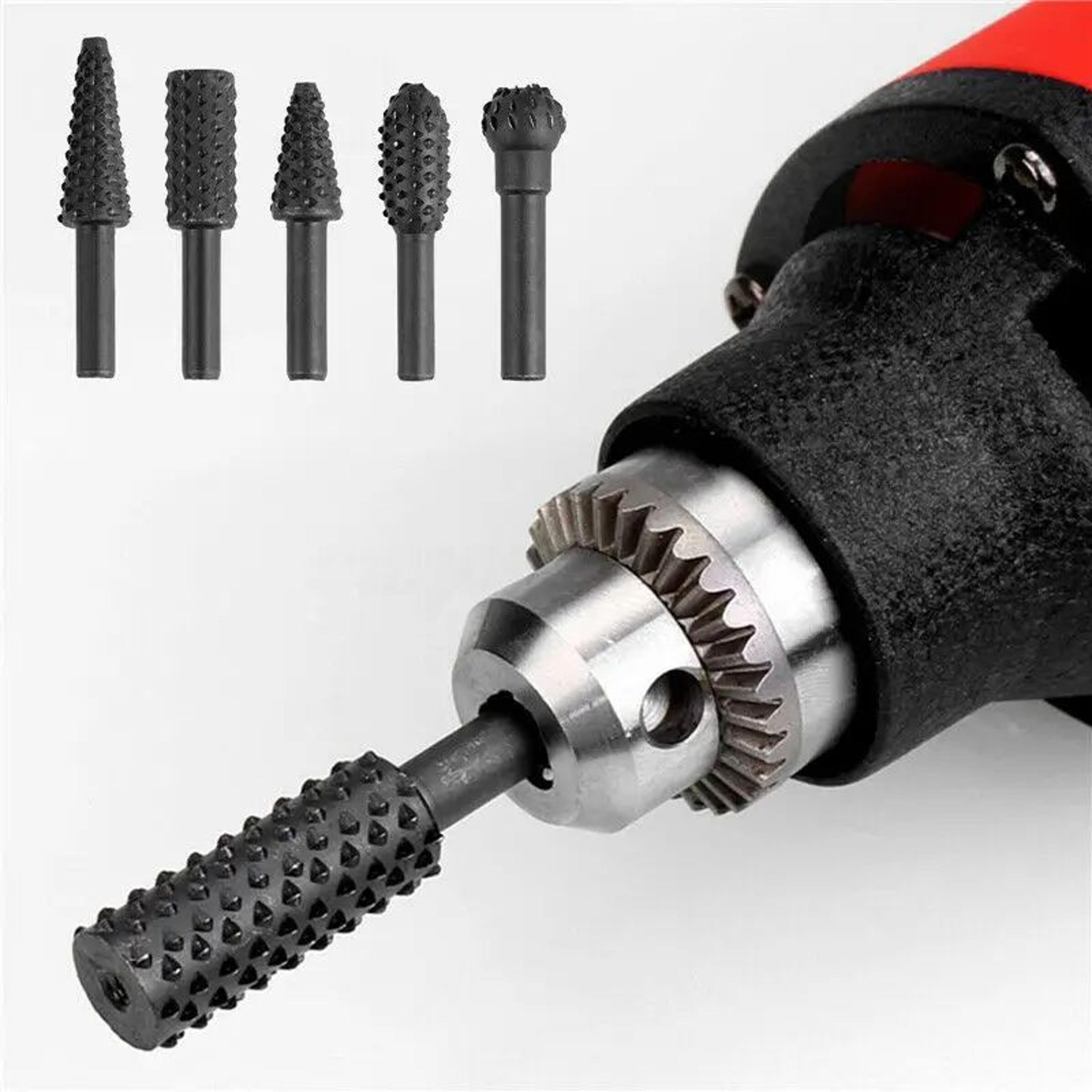 ProCut 5Piece Wood Carving Drill Bit Set  14 Woodworking Cutting Tools 2