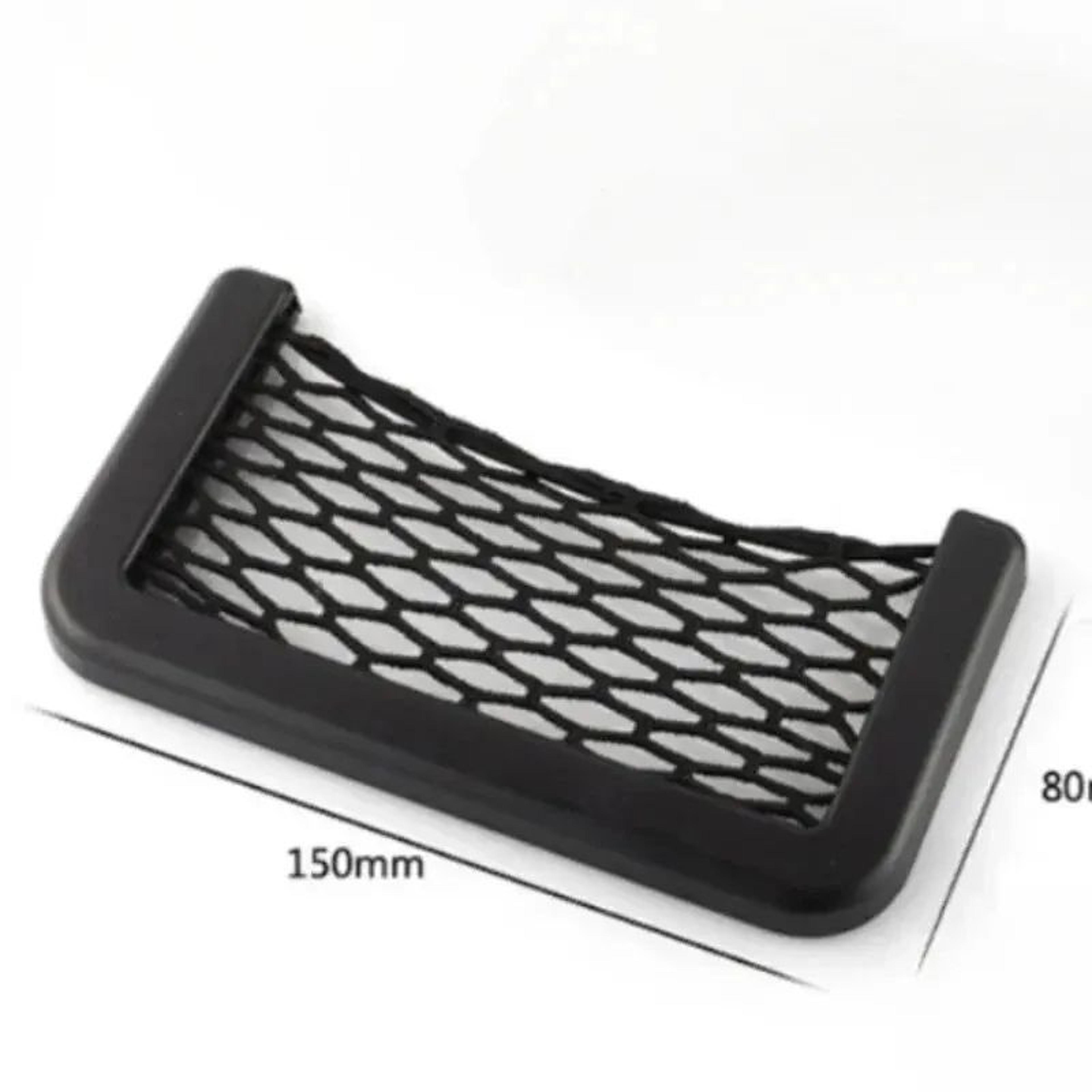 SeatEase Car Seat Side Storage Net  Elastic Mesh Organizer For Phone  Essentials 8