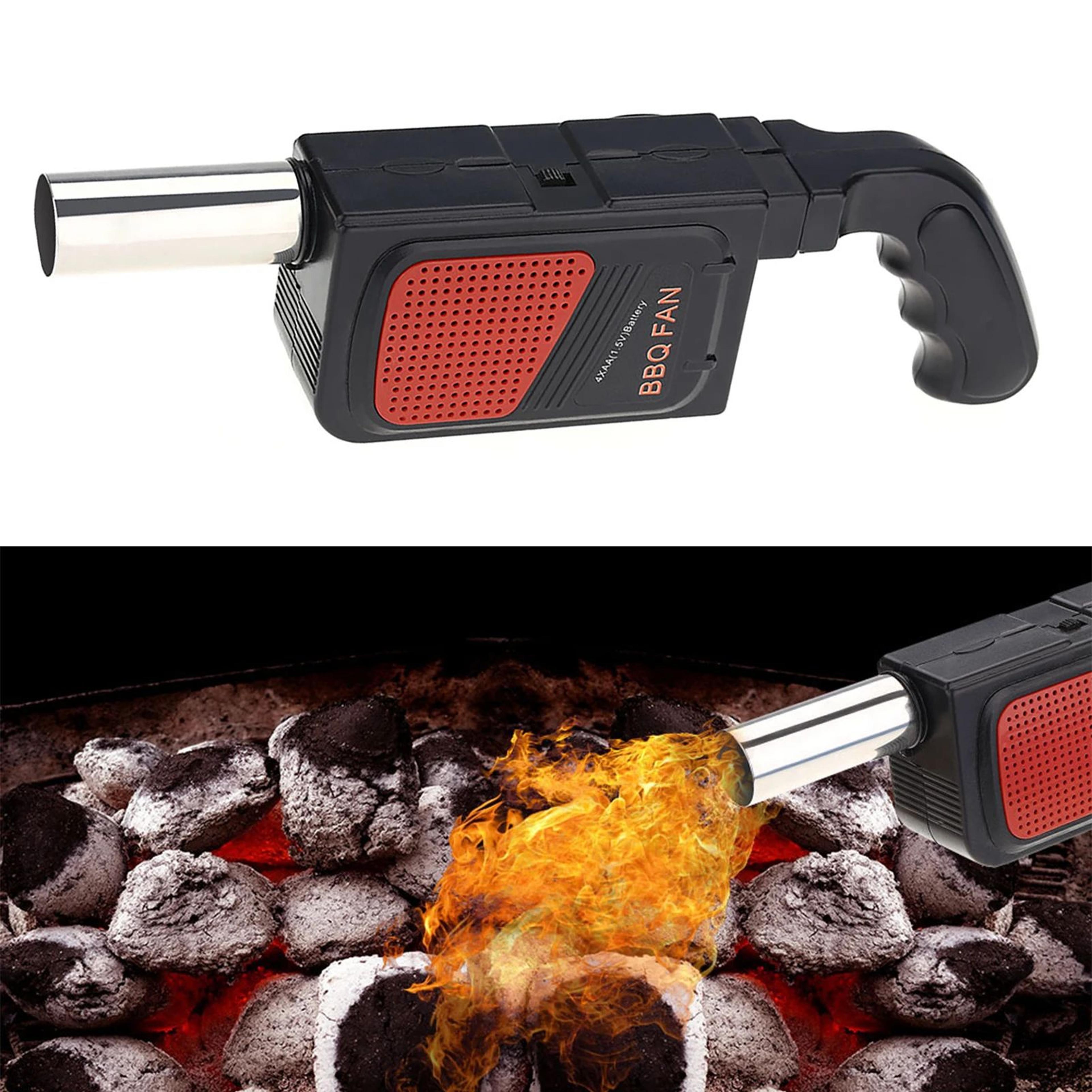 FireBoost Electric BBQ Fan  Portable Grill Air Blower For Faster Charcoal Ignition 1
