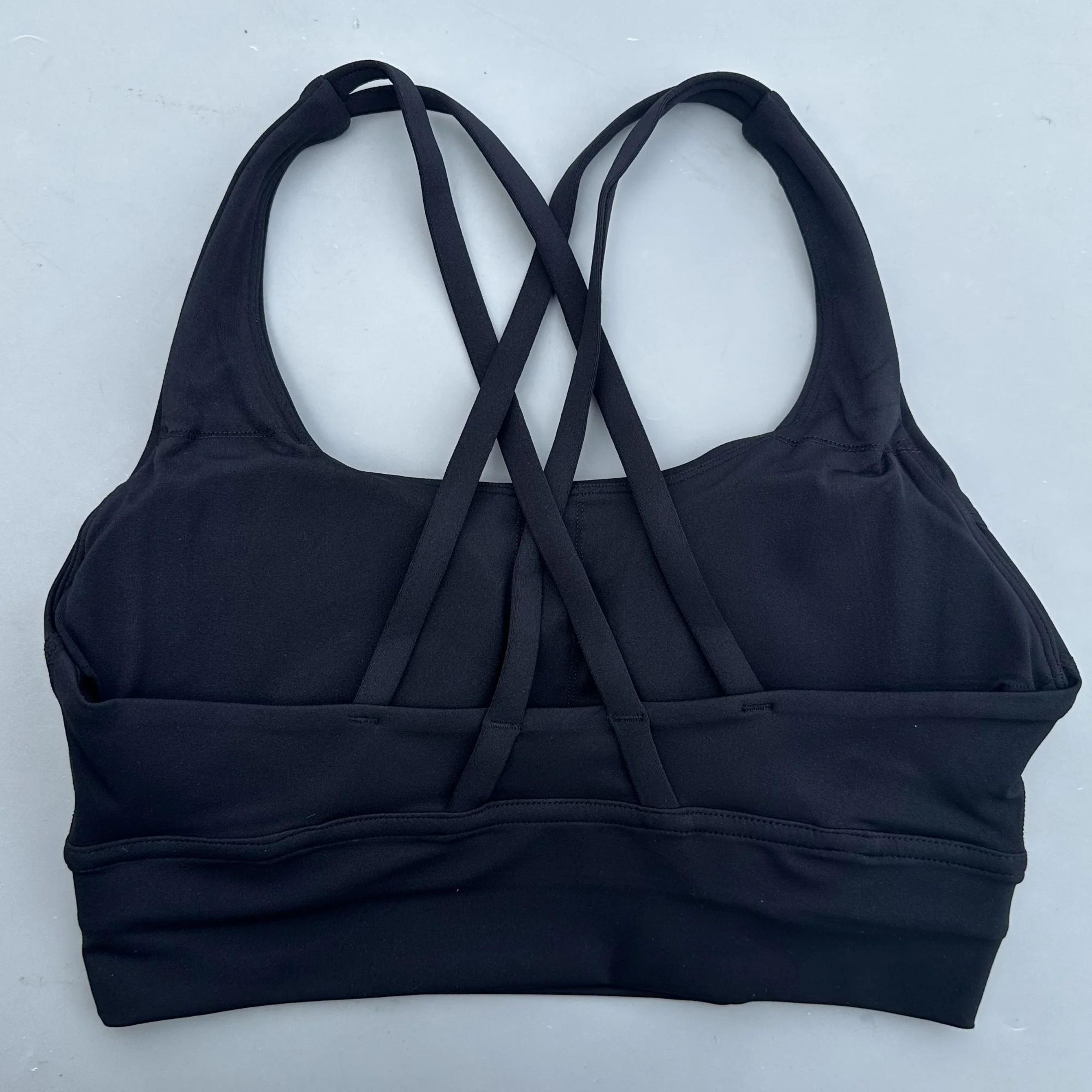 Performance Cross Back Sports Bra  Supportive Women Fitness Bra With PushUp Chest Pads 6