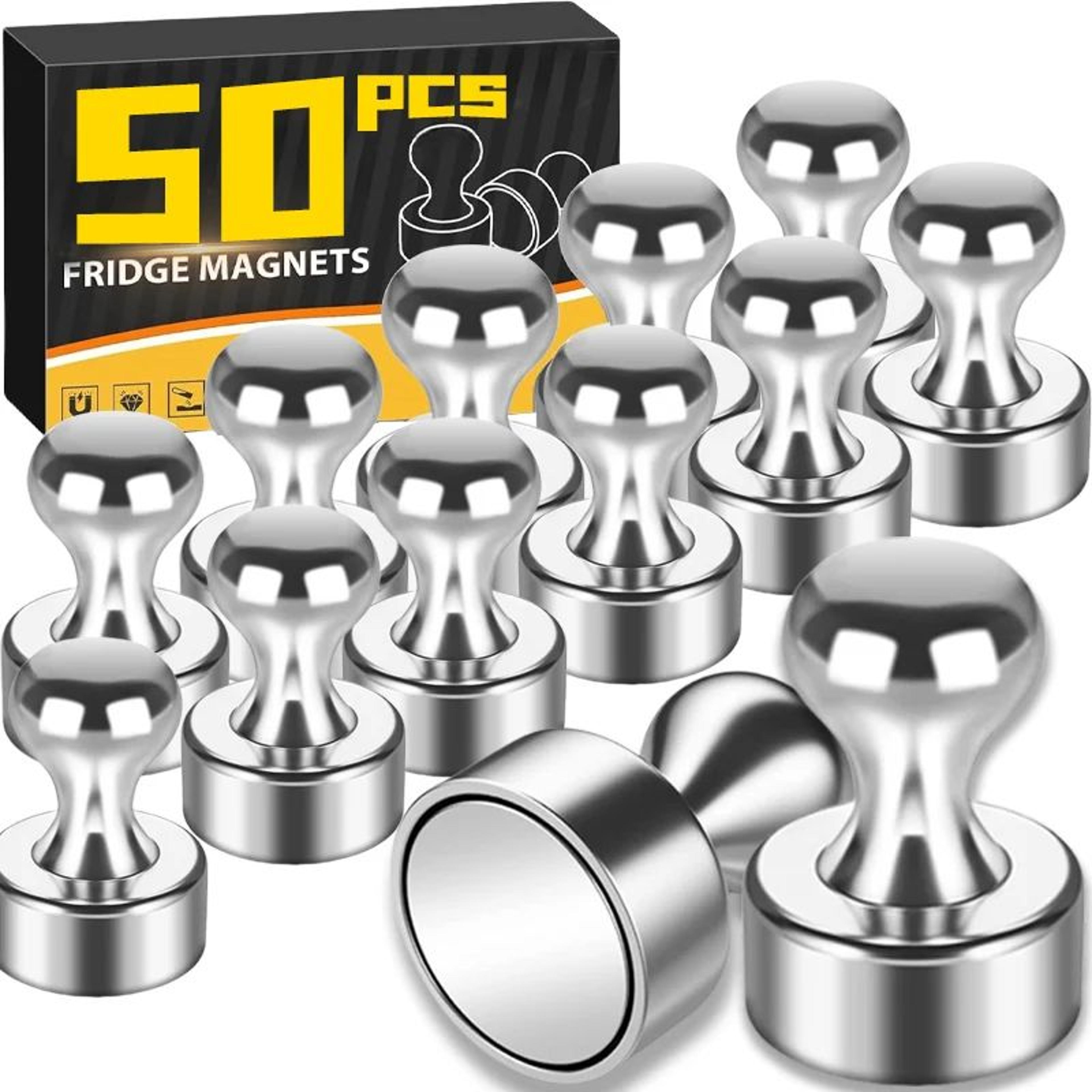 MagnaHold Metal Magnetic Pins  Strong Magnetic Thumbtacks For Home  Office 0