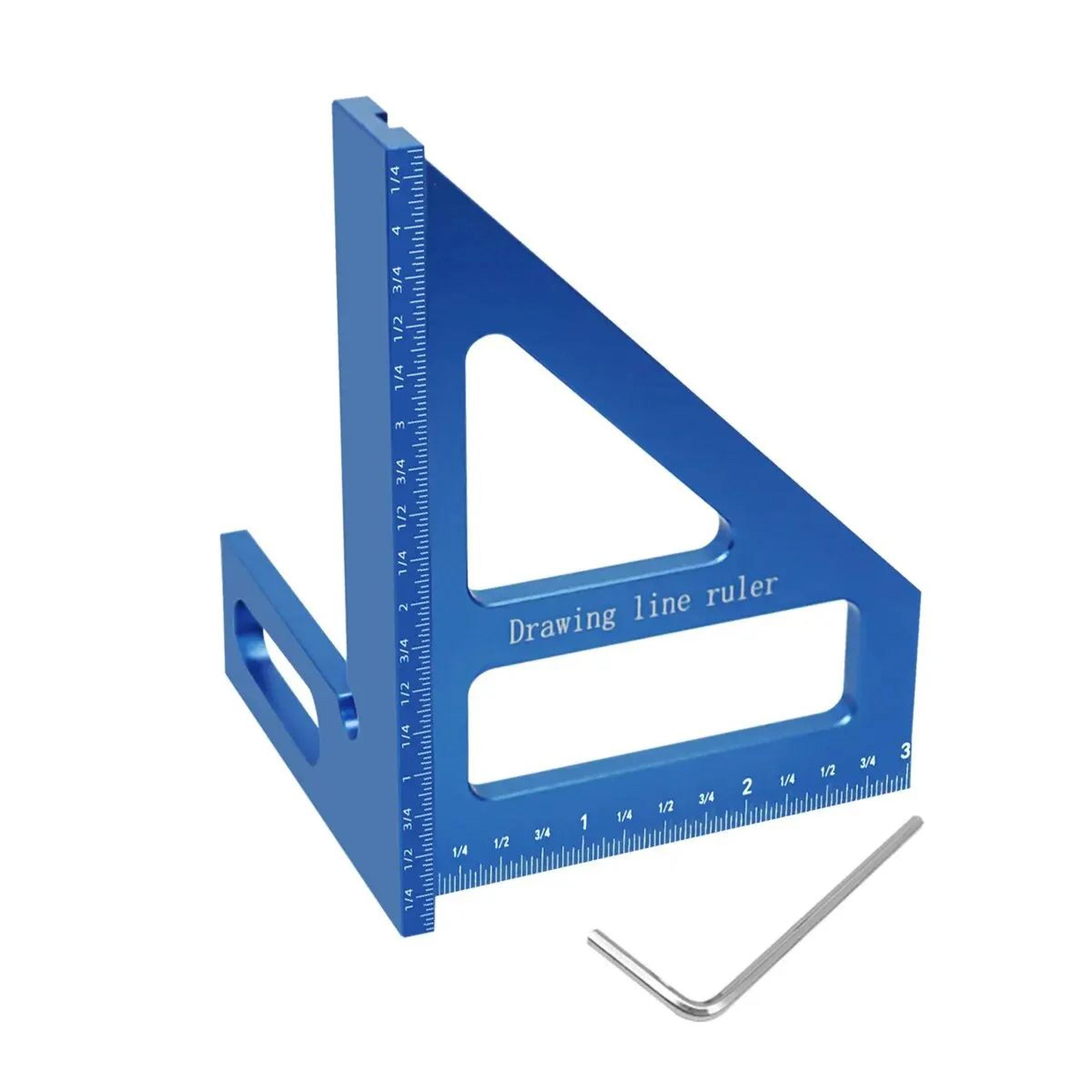 ProAngle Aluminum Carpenter Square  Precision Woodworking Square With 4590 Layout 7