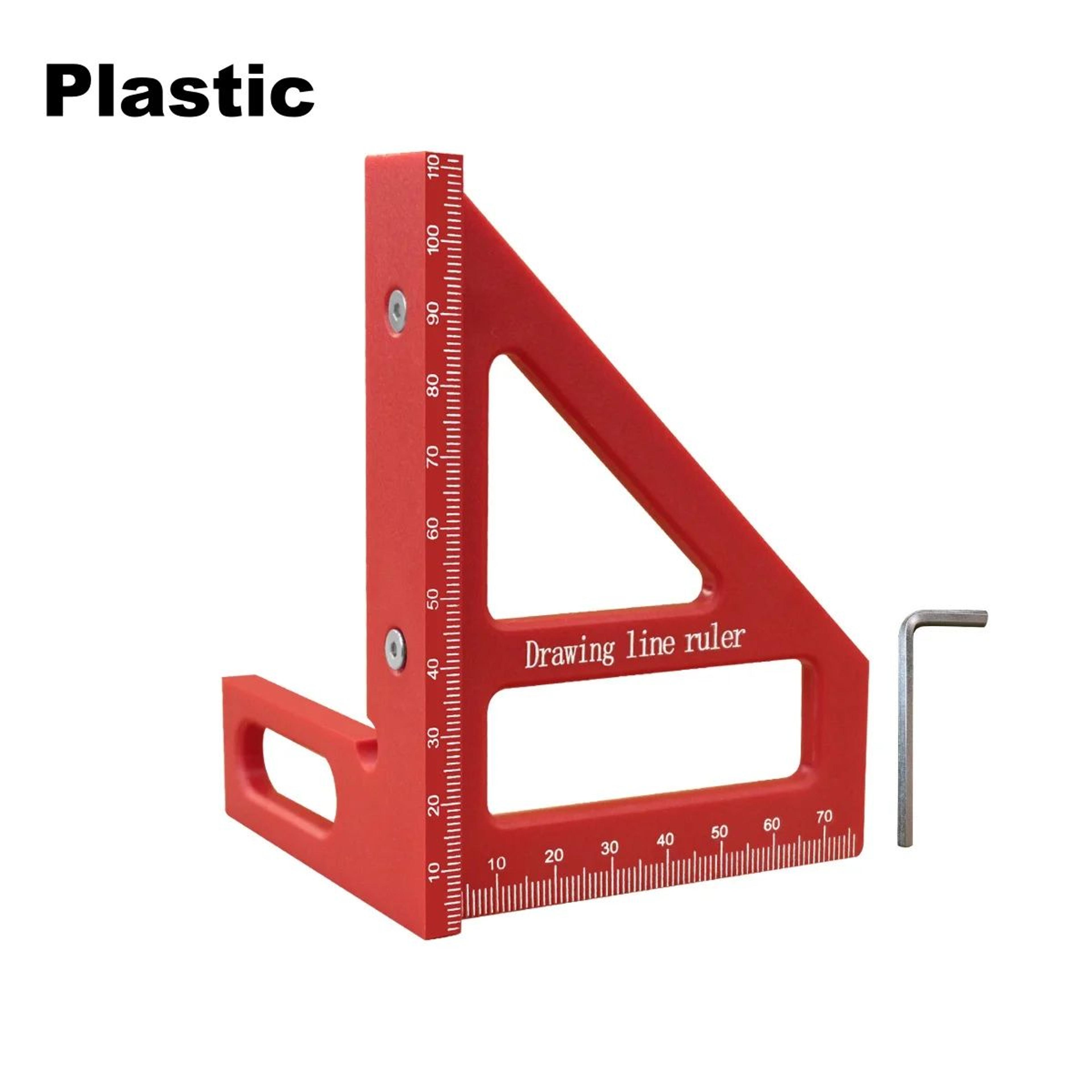 ProAngle Aluminum Carpenter Square  Precision Woodworking Square With 4590 Layout 14